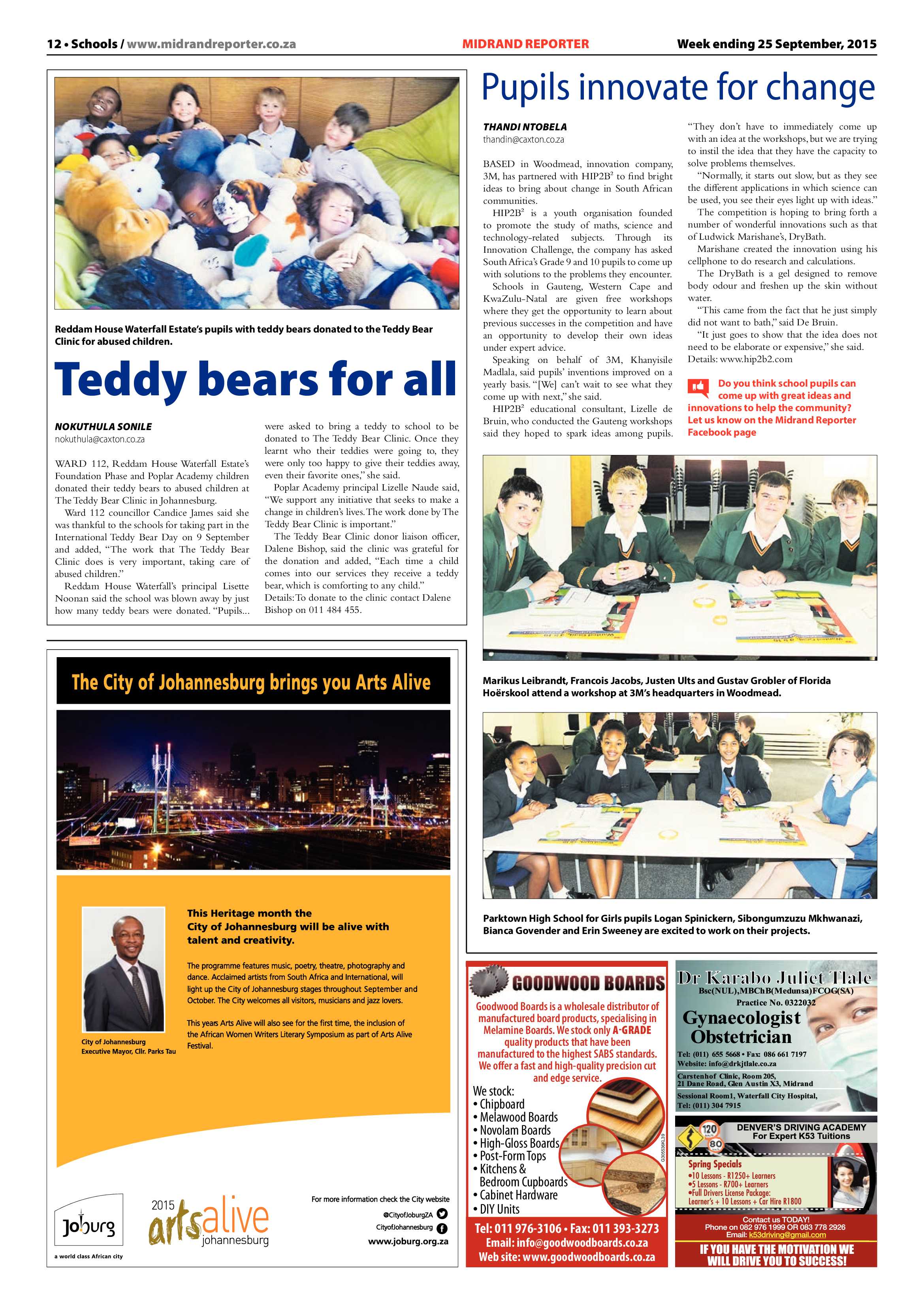 Midrand Reporter 25 September 2015 page 12
