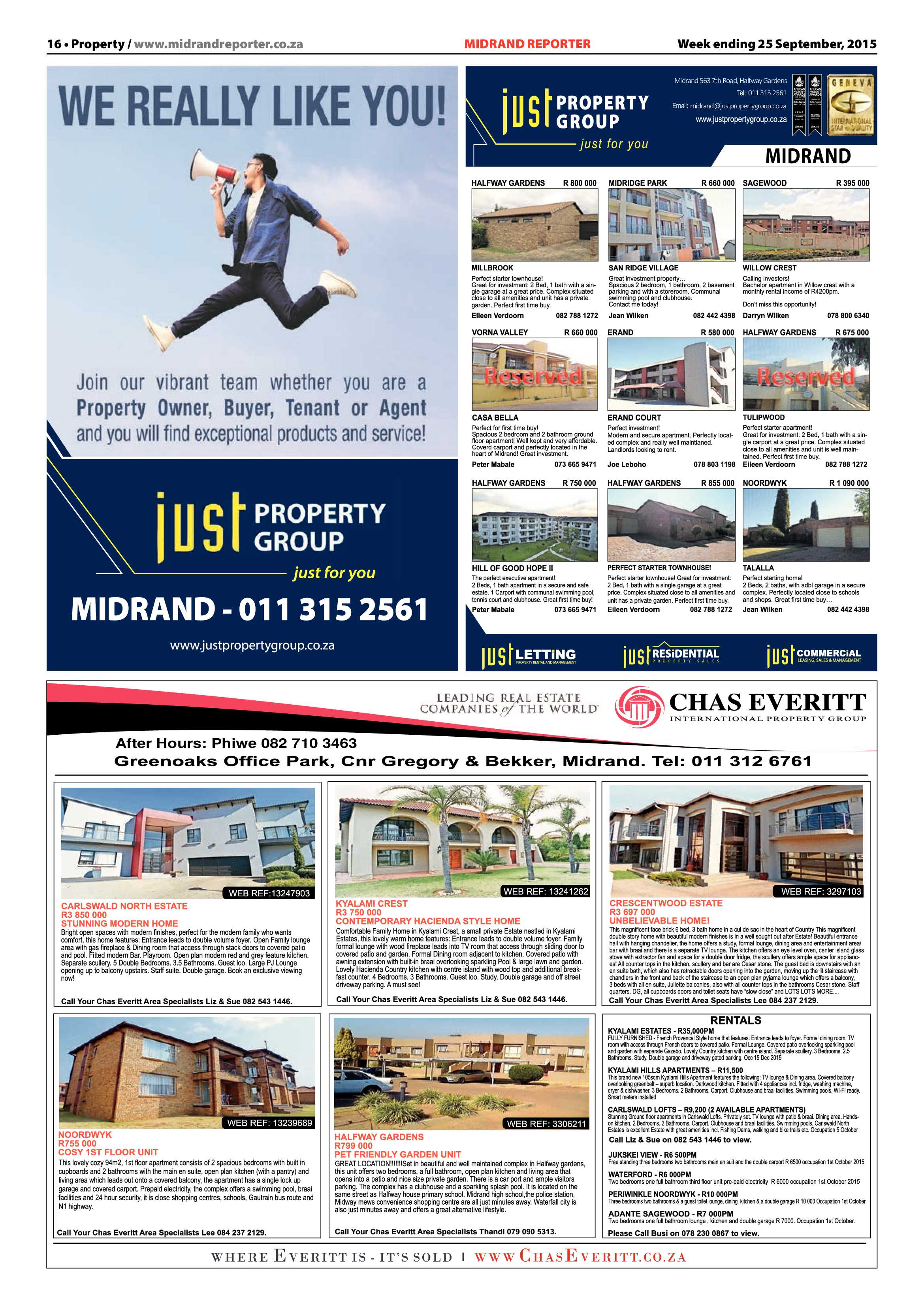 Midrand Reporter 25 September 2015 page 16