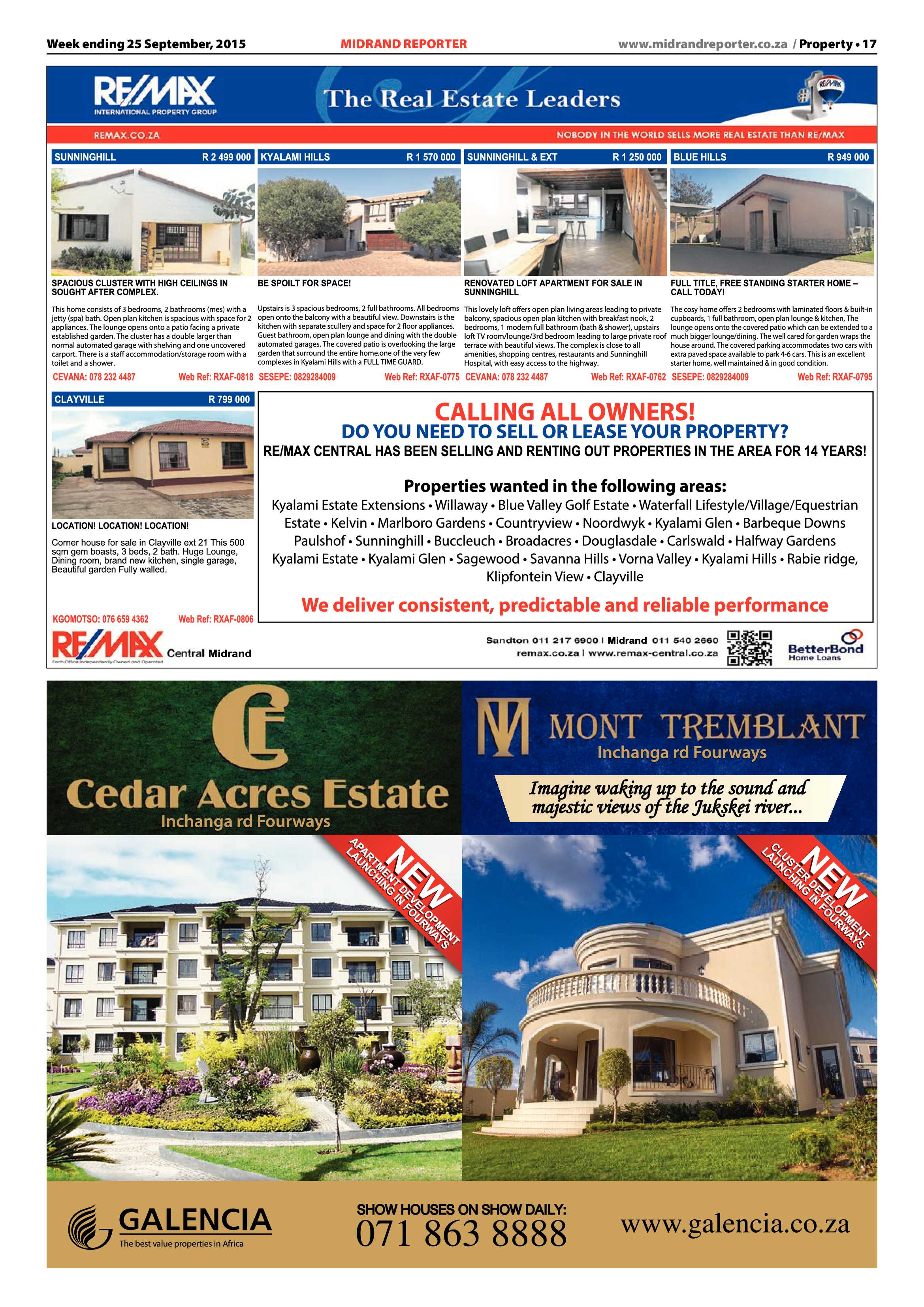 Midrand Reporter 25 September 2015 page 17