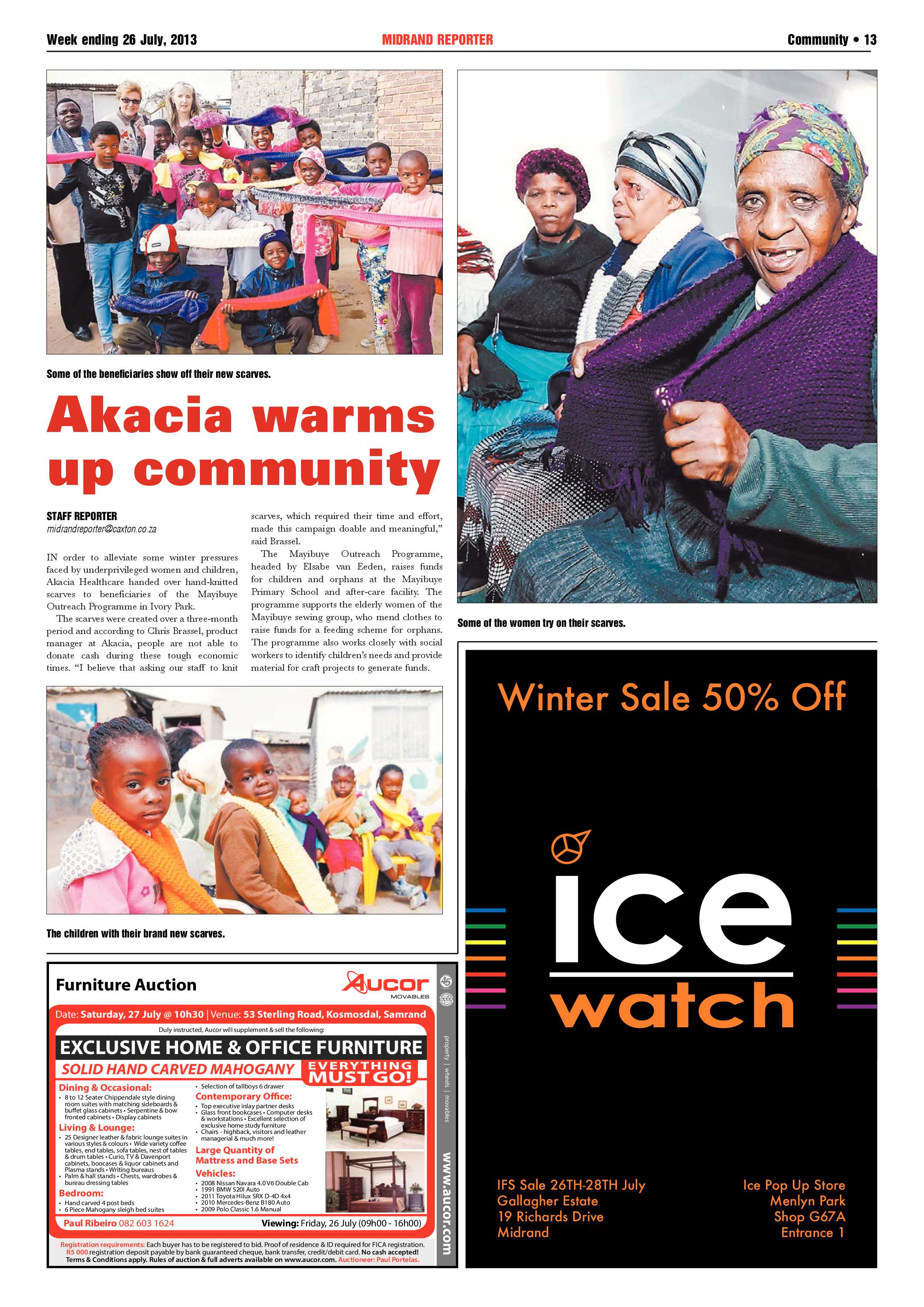 Midrand Reporter 26 July 2013 page 13