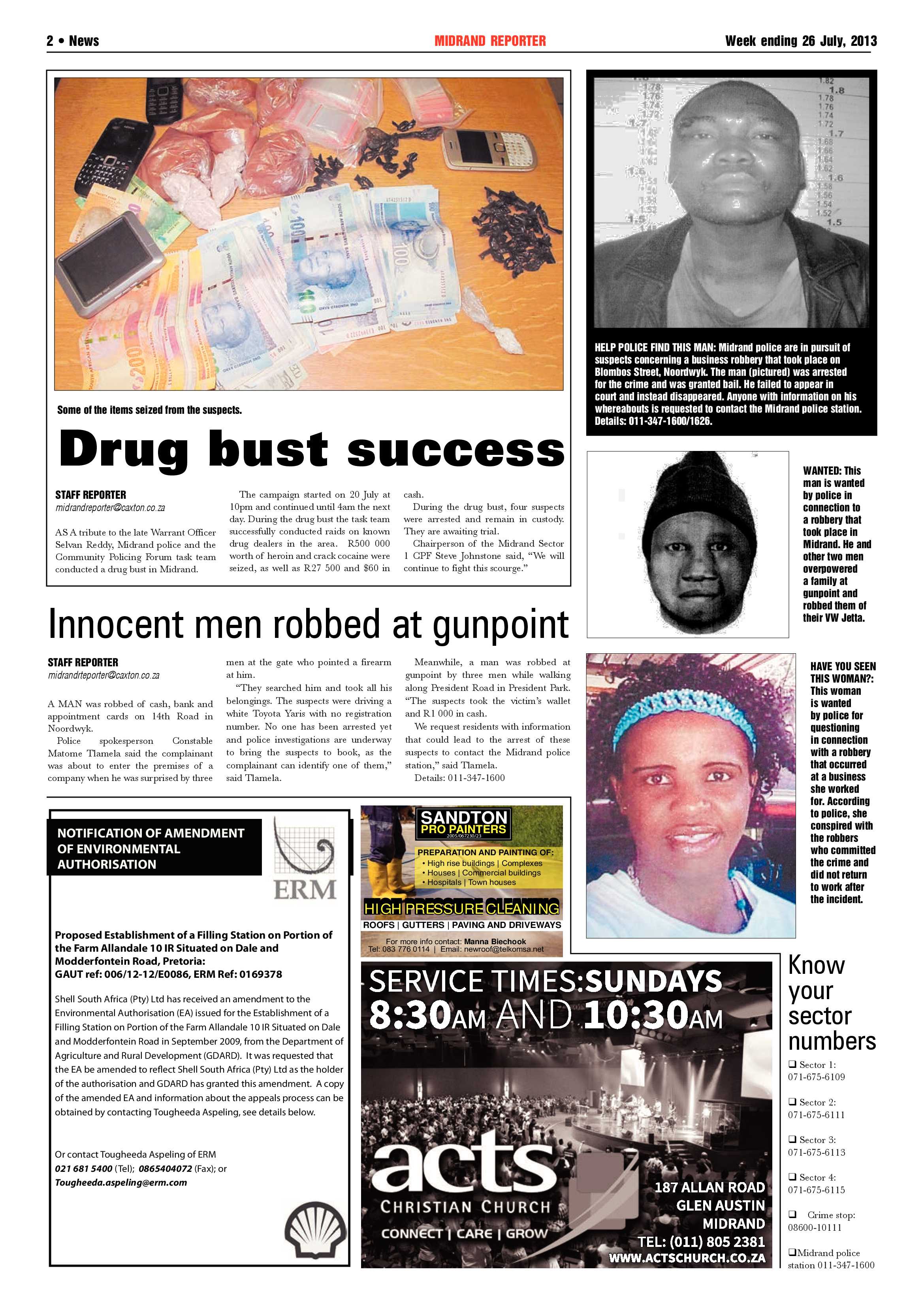 Midrand Reporter 26 July 2013 page 2