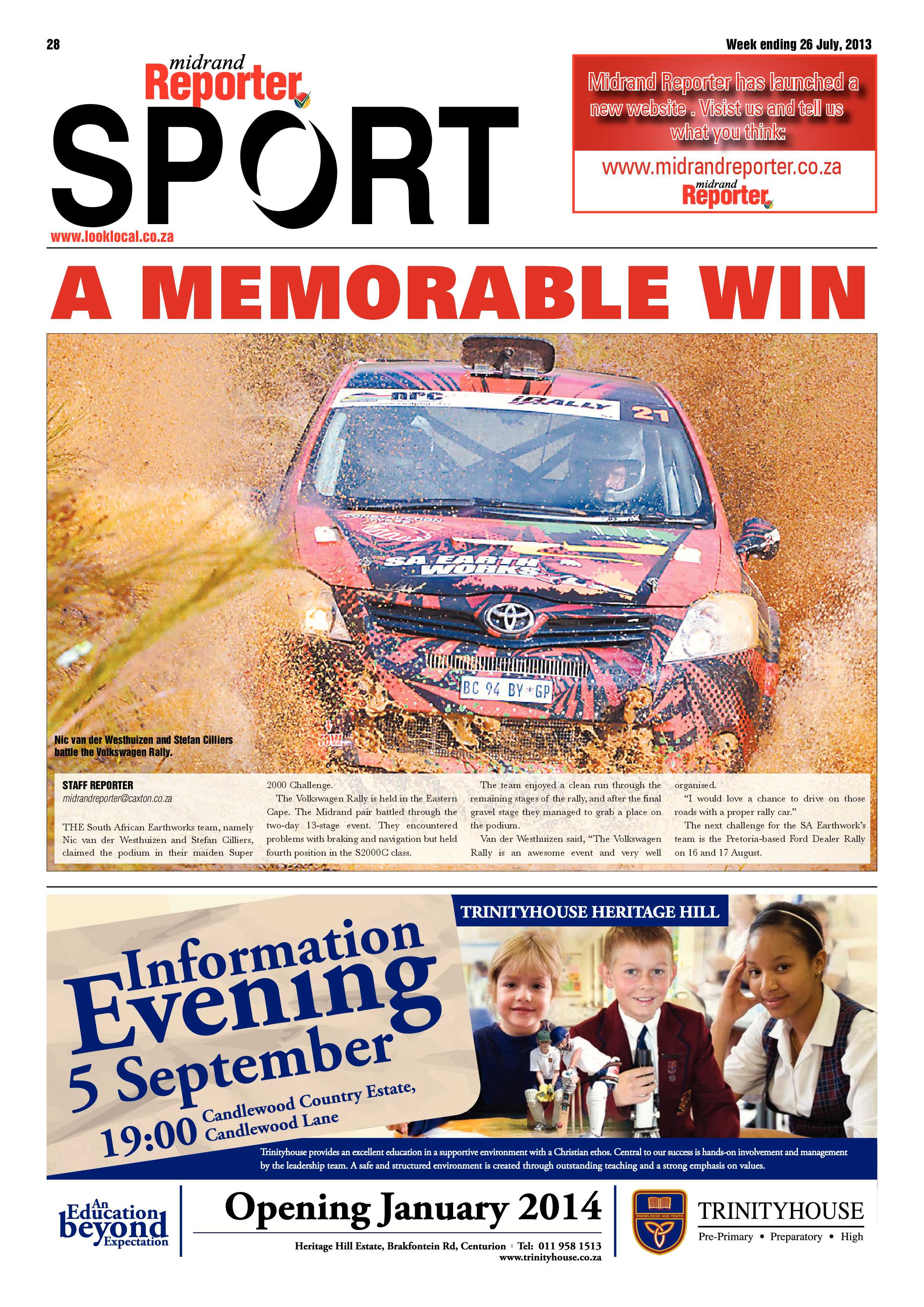 Midrand Reporter 26 July 2013 page 28