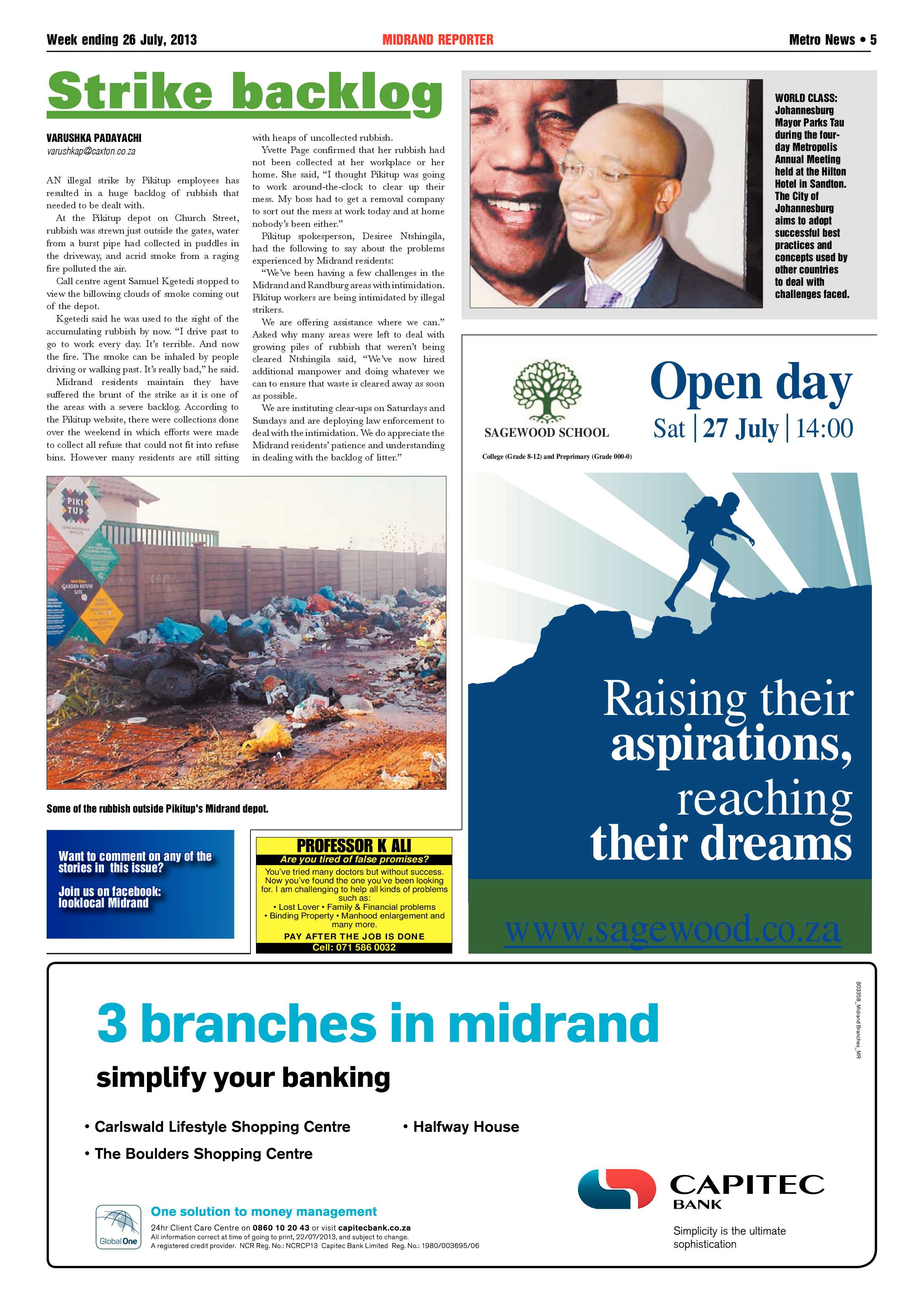 Midrand Reporter 26 July 2013 page 5