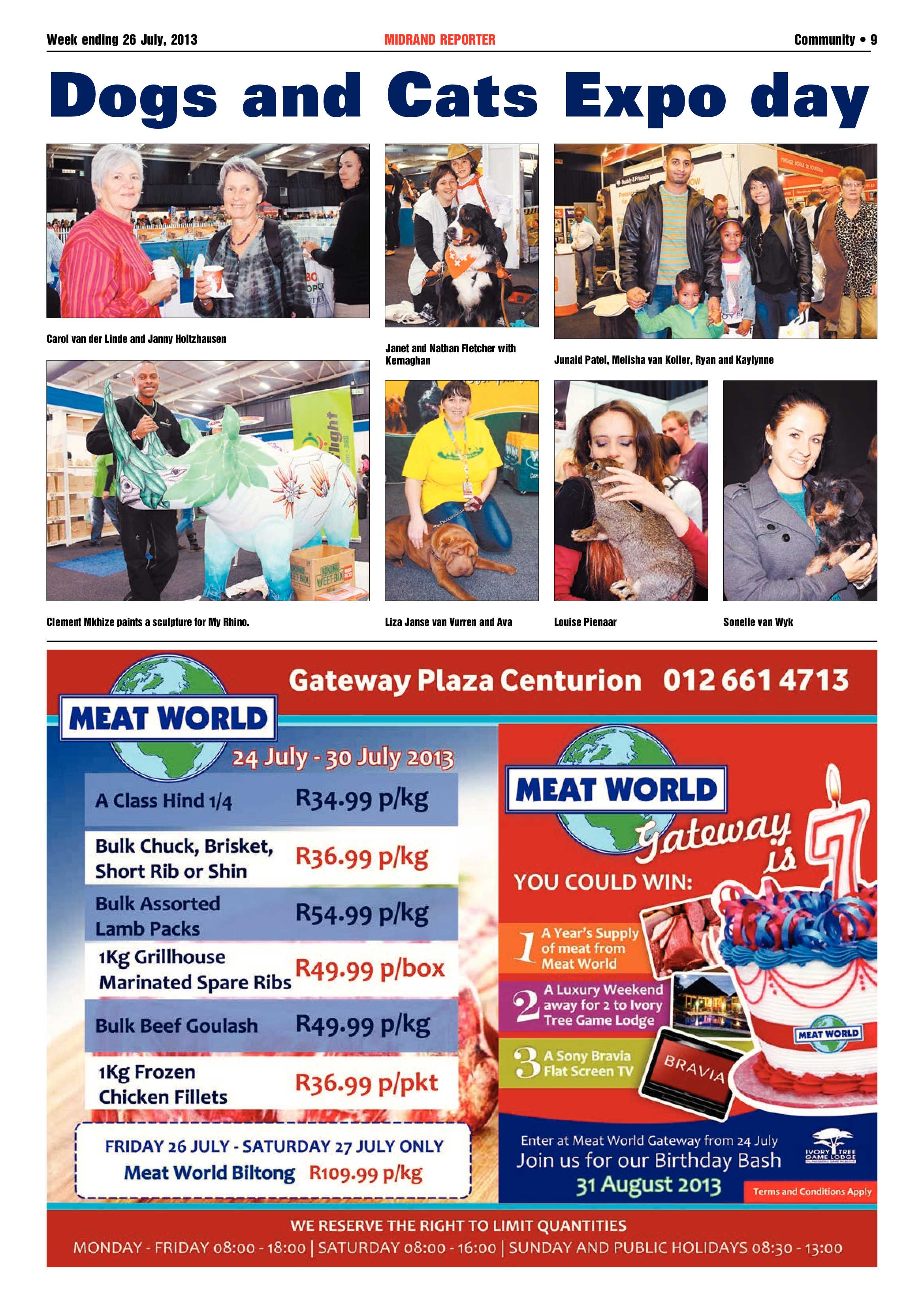 Midrand Reporter 26 July 2013 page 9