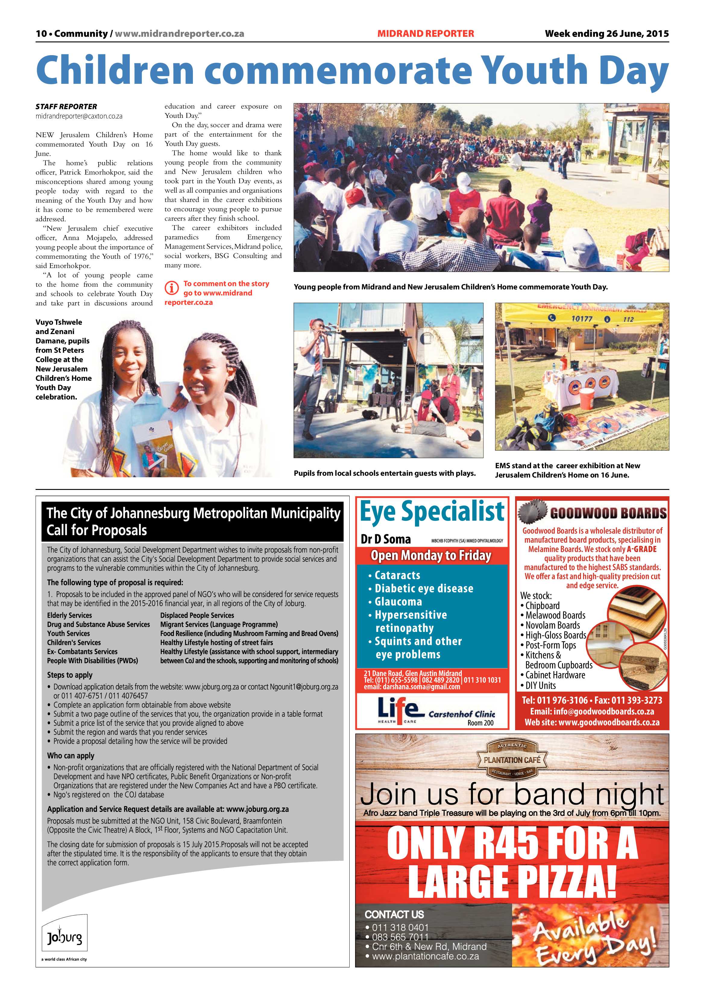 Midrand Reporter 26 June 2015 page 10