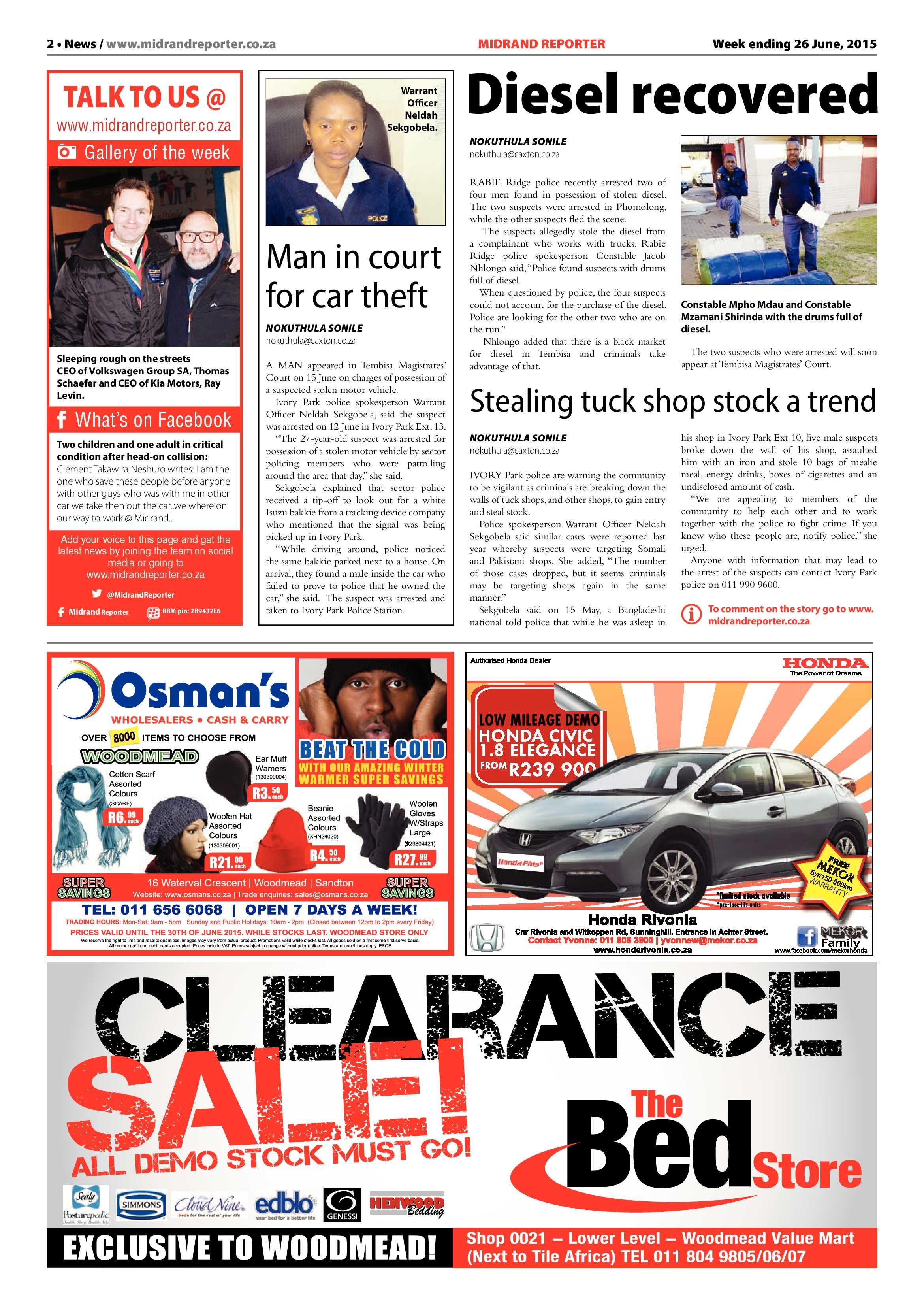 Midrand Reporter 26 June 2015 page 2