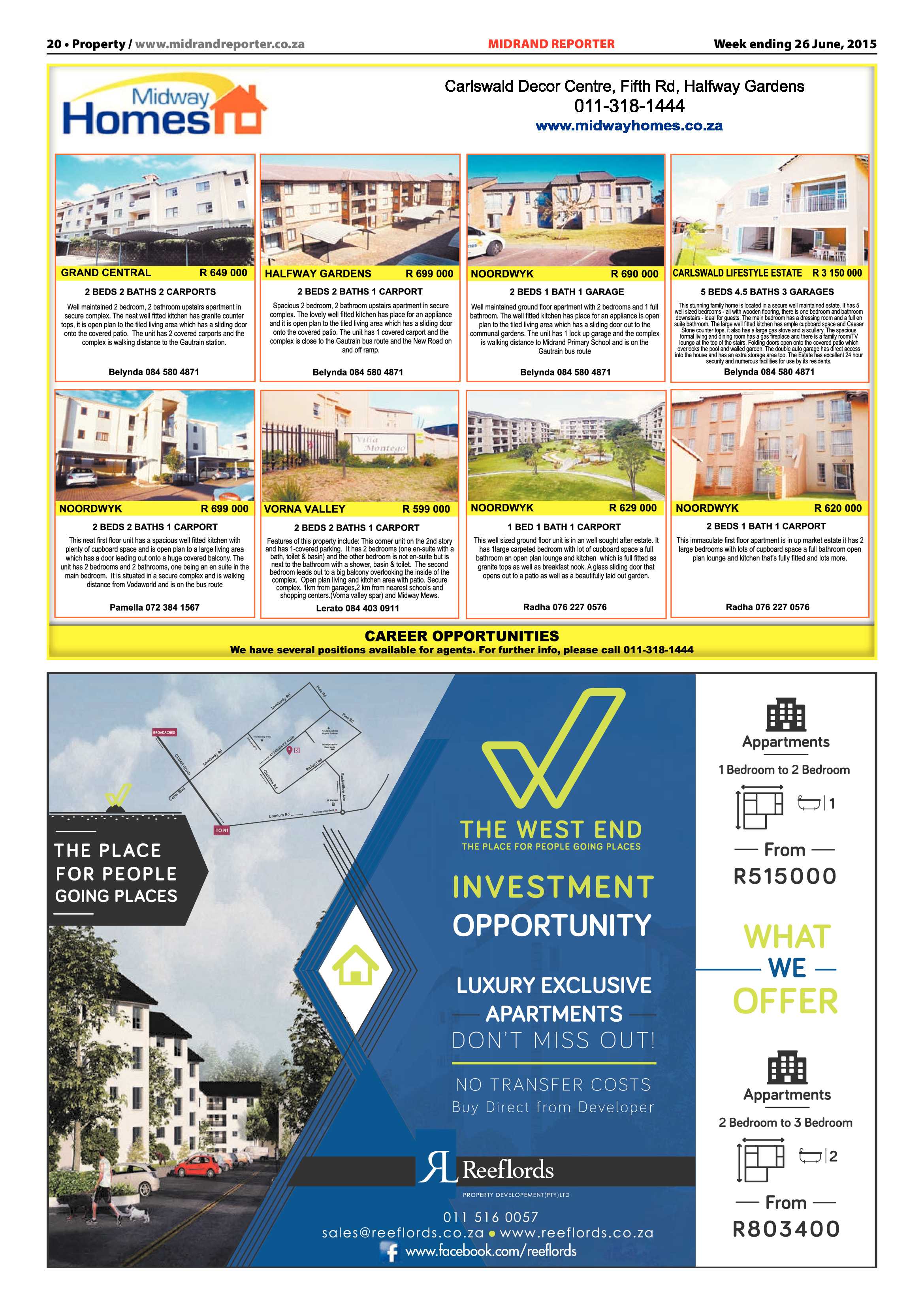 Midrand Reporter 26 June 2015 page 20