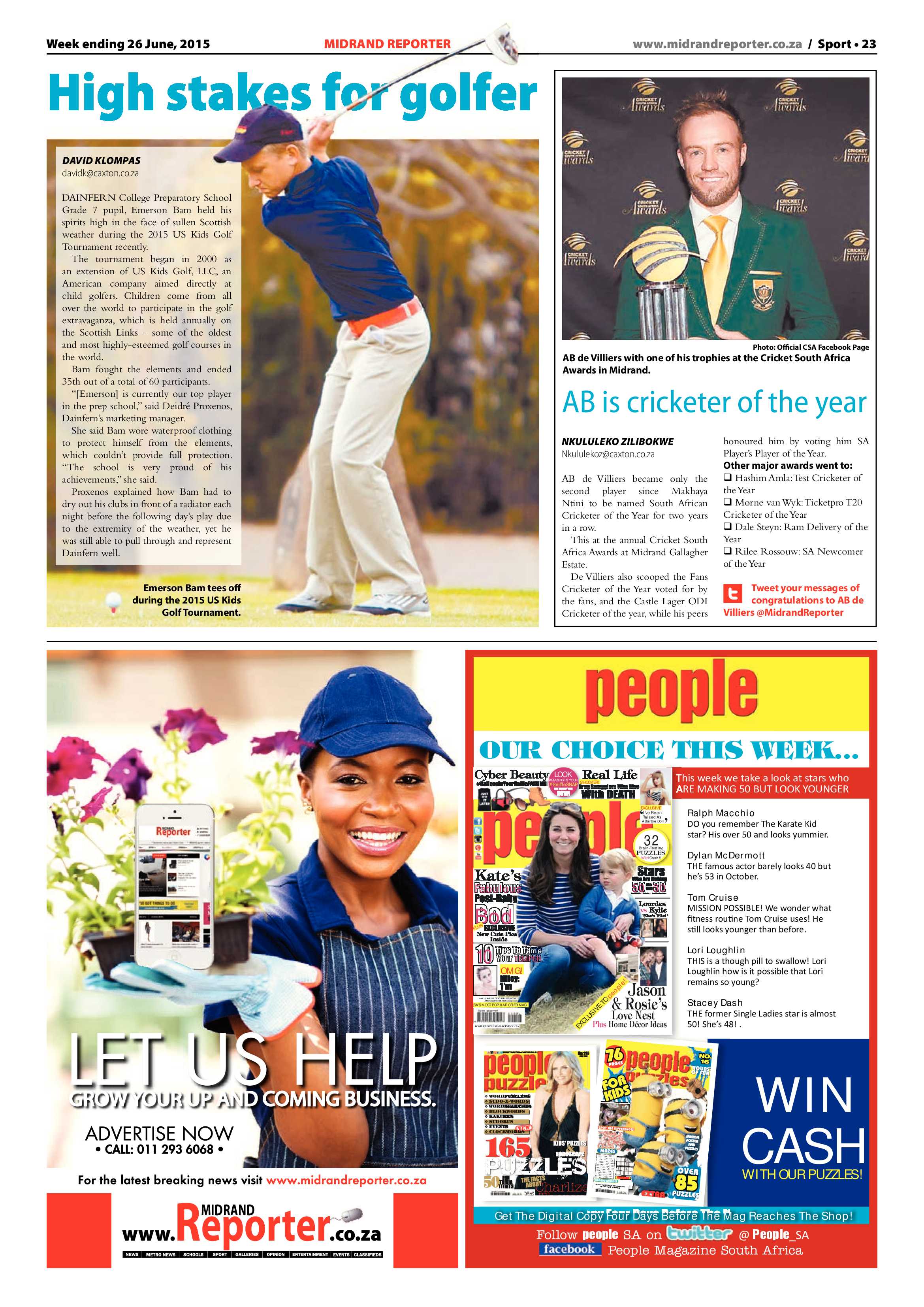 Midrand Reporter 26 June 2015 page 23