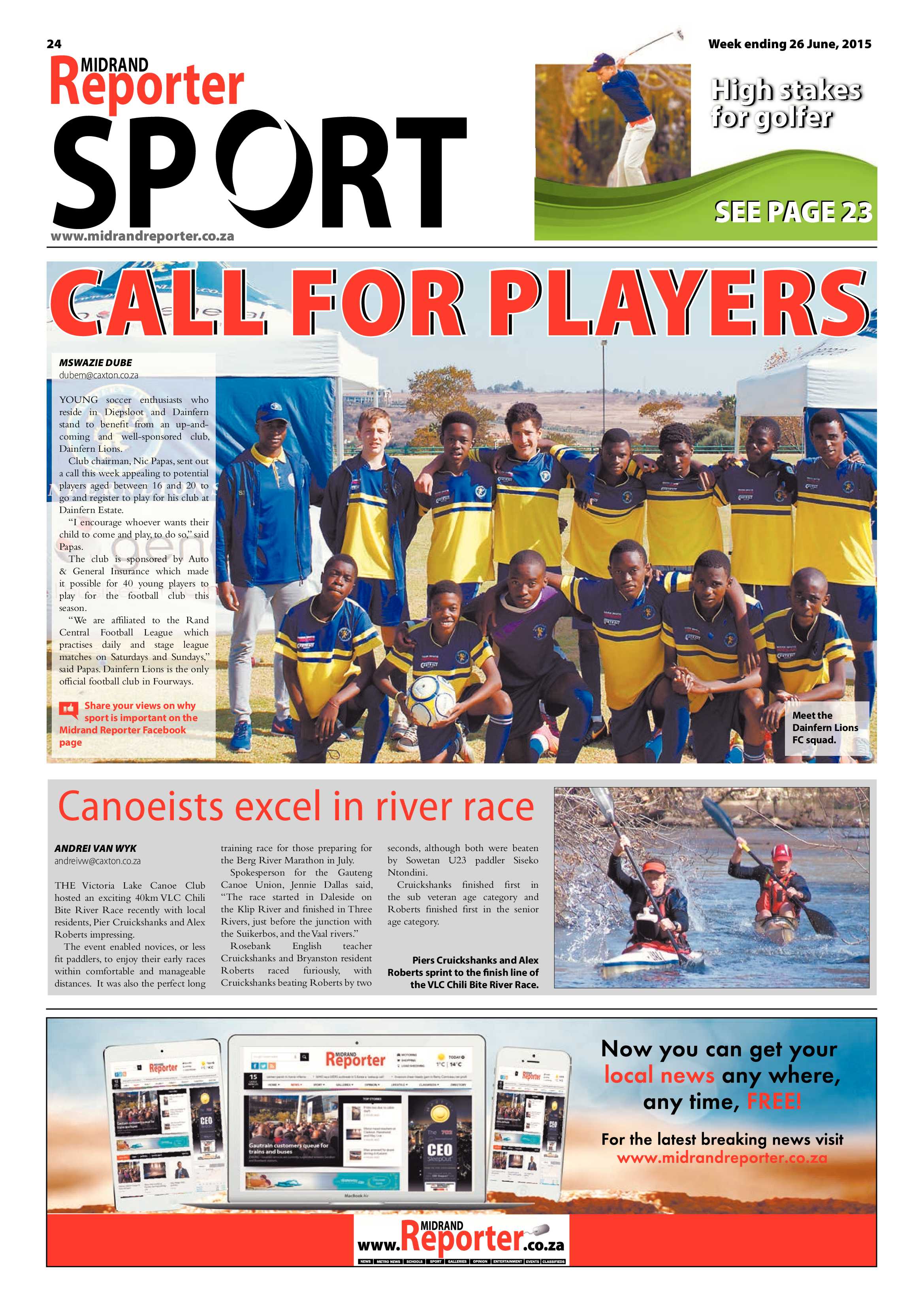 Midrand Reporter 26 June 2015 page 24
