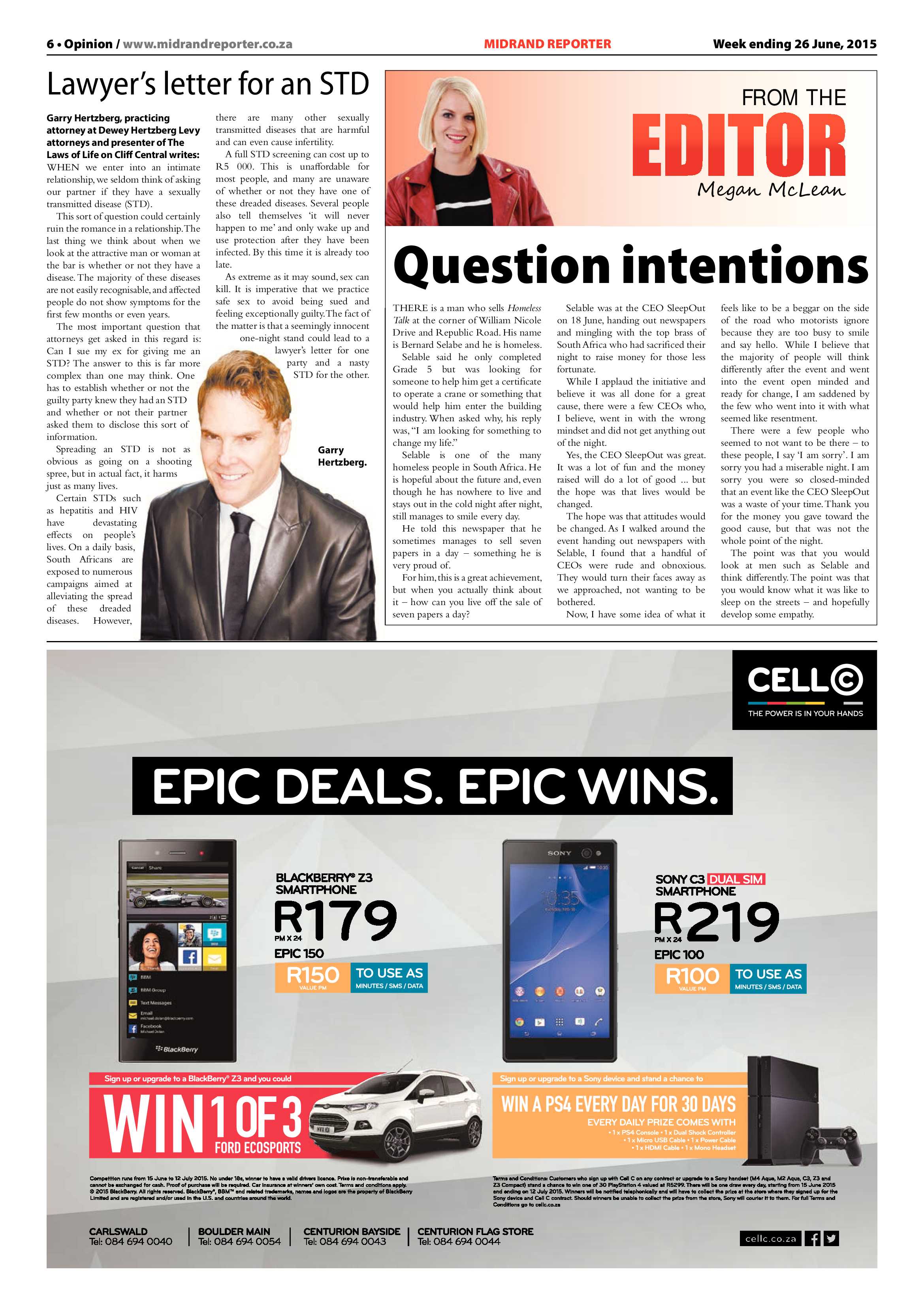 Midrand Reporter 26 June 2015 page 6