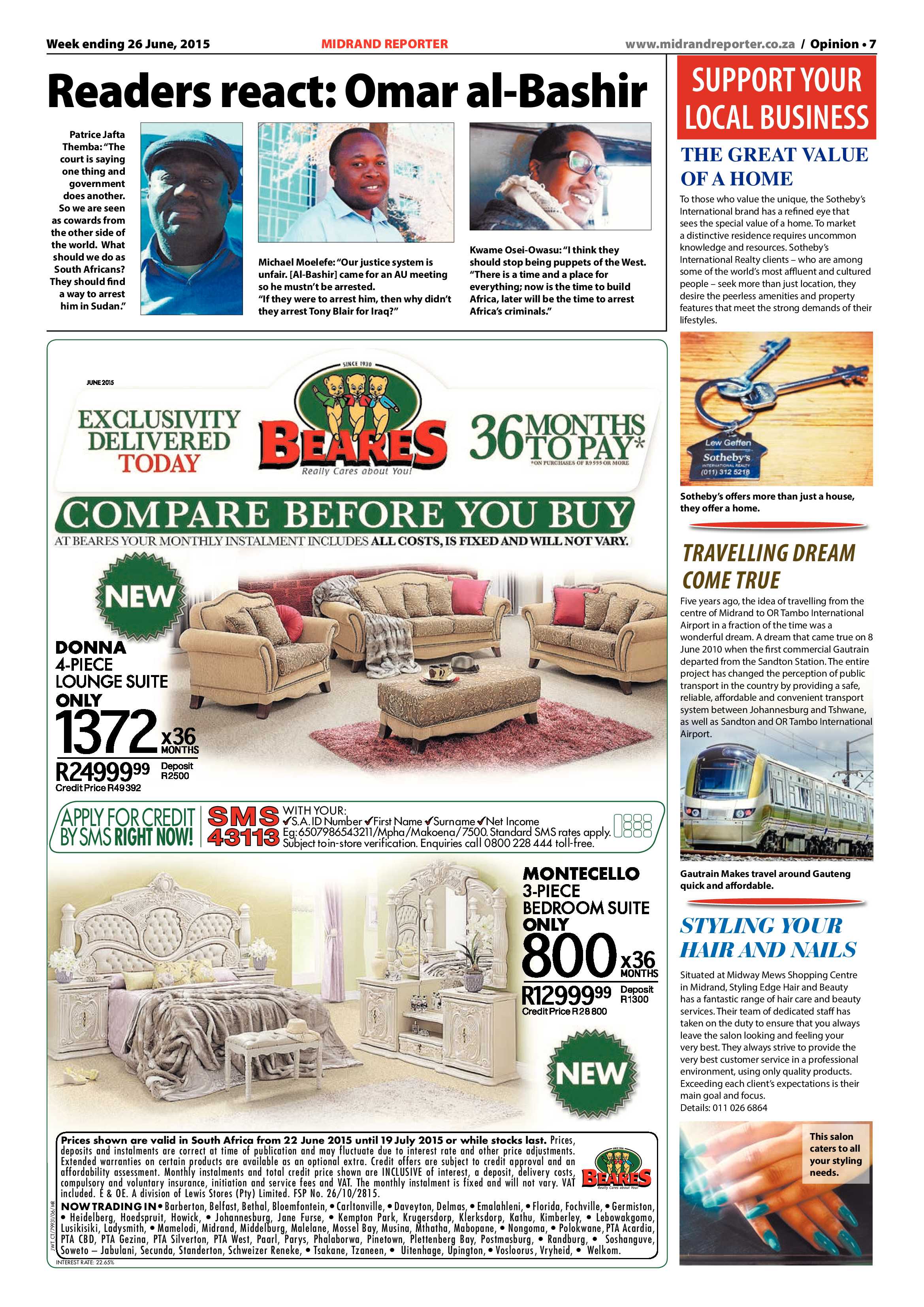 Midrand Reporter 26 June 2015 page 7