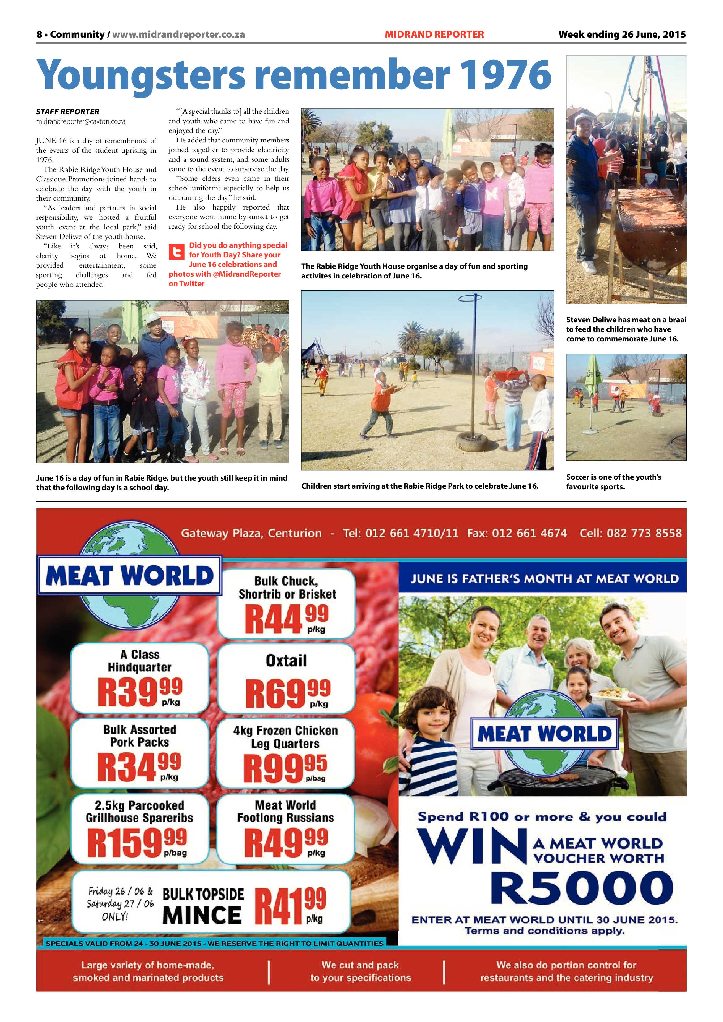 Midrand Reporter 26 June 2015 page 8