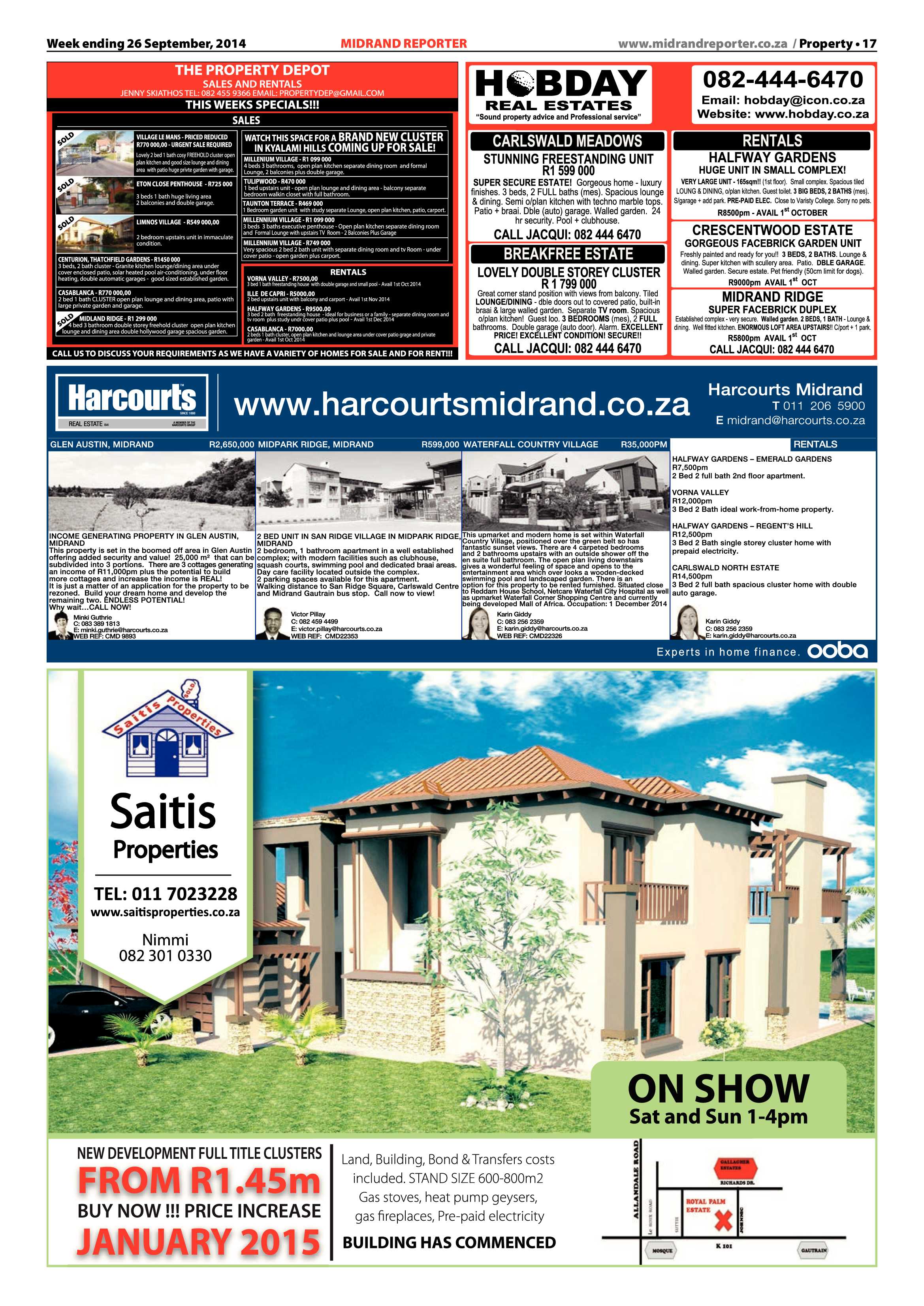 Midrand Reporter 26 September 2014 page 17