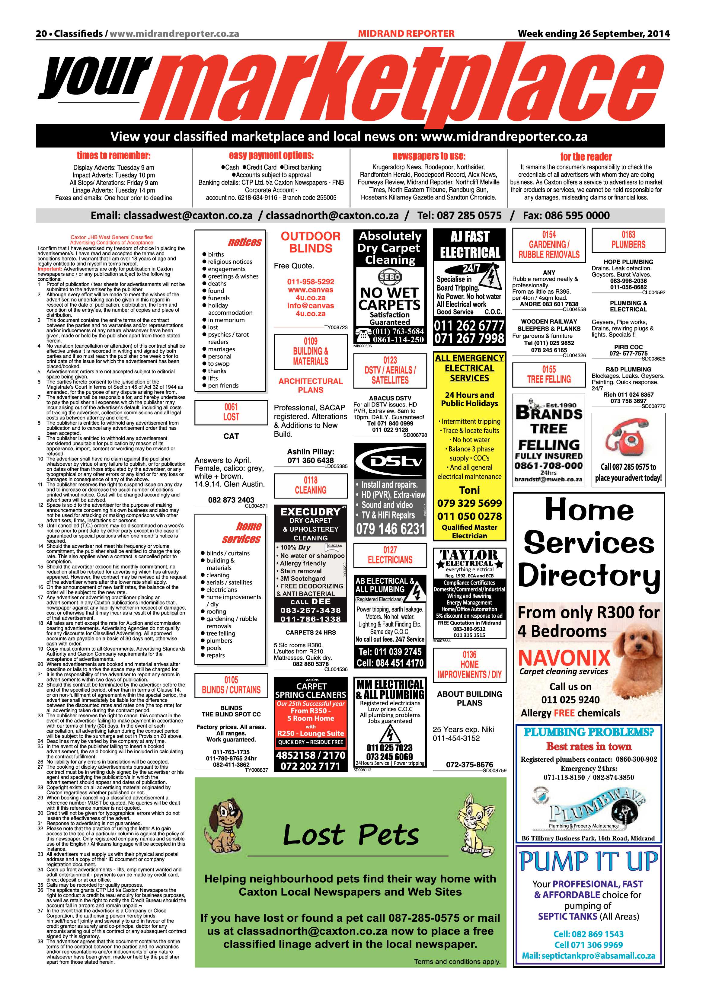 Midrand Reporter 26 September 2014 page 20