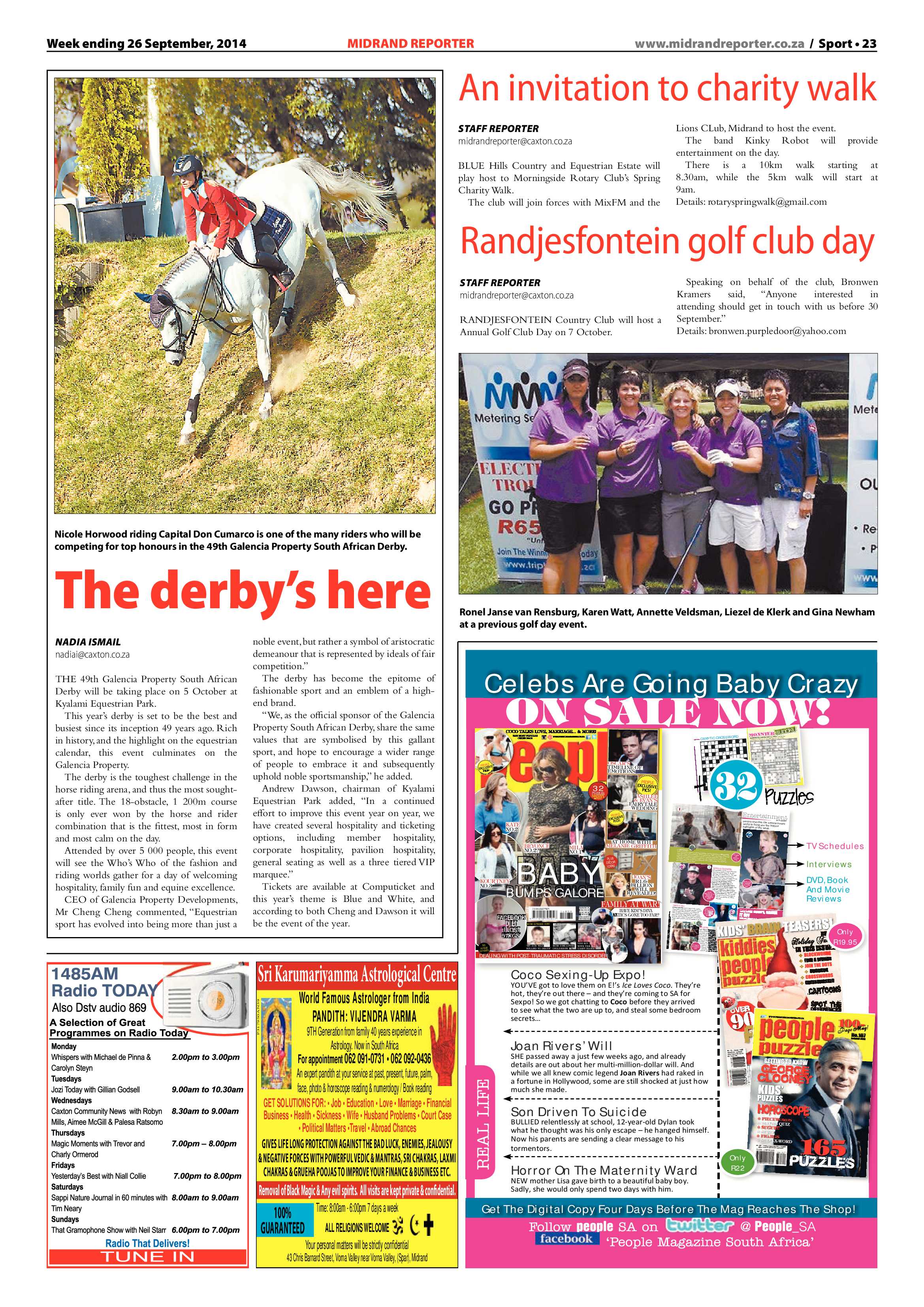 Midrand Reporter 26 September 2014 page 23
