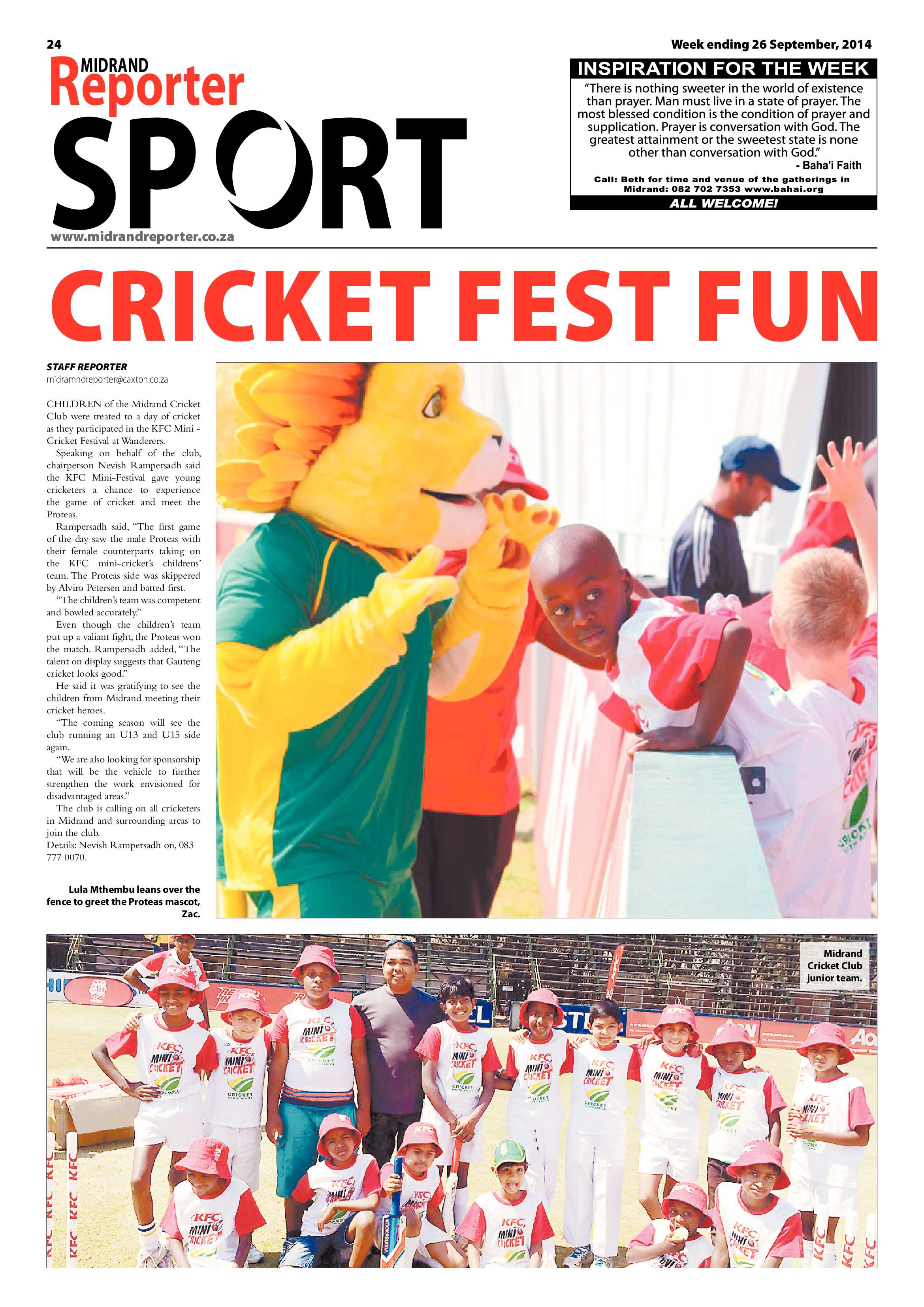 Midrand Reporter 26 September 2014 page 24