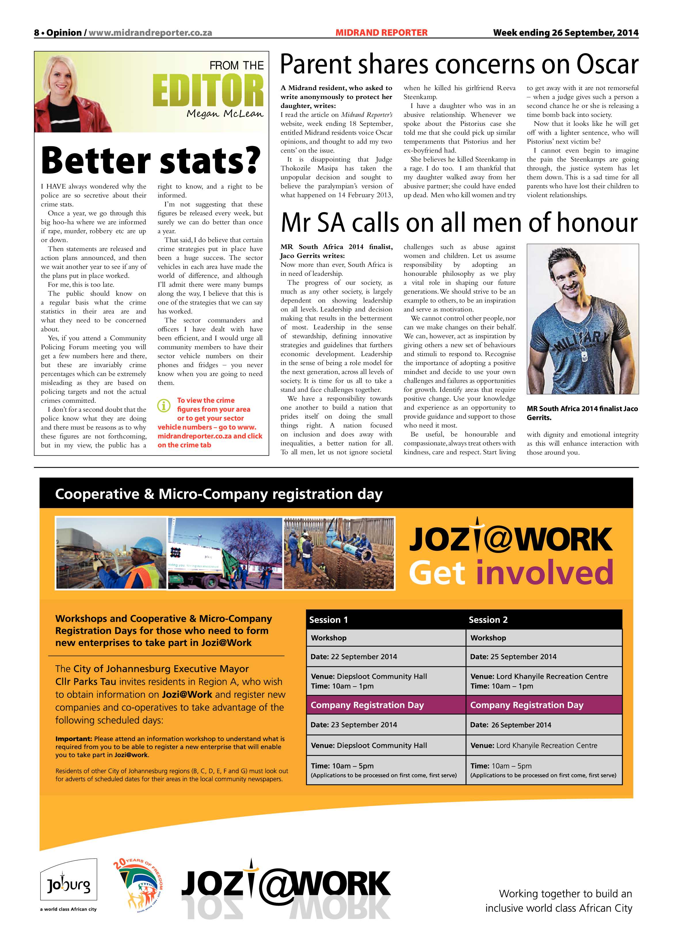Midrand Reporter 26 September 2014 page 8
