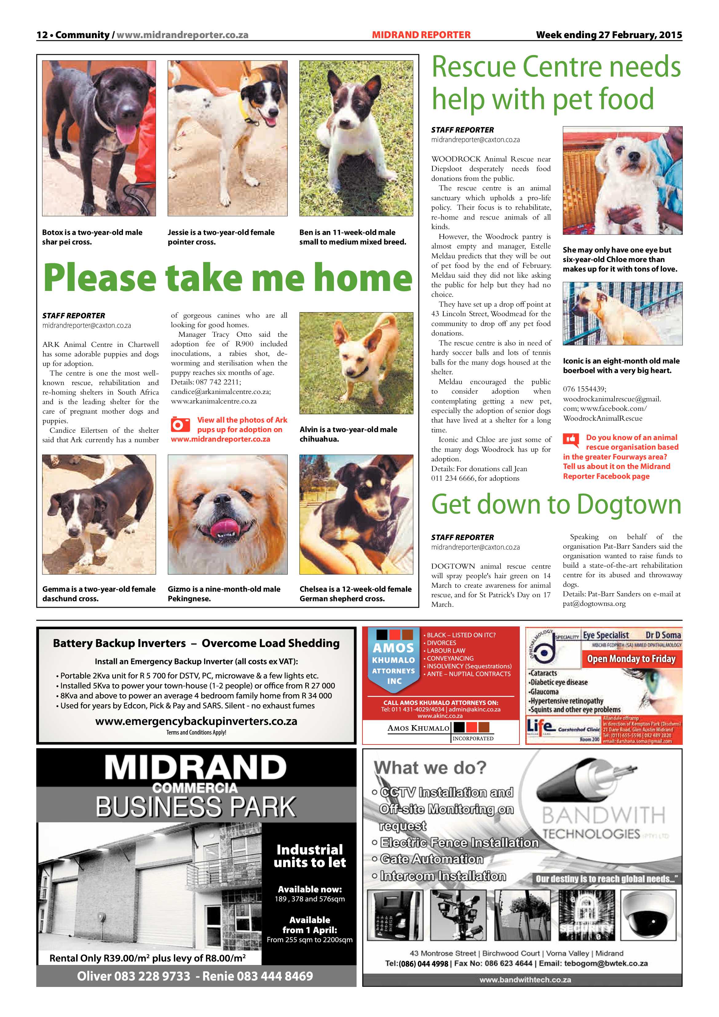 Midrand Reporter 27 February 2015 page 12