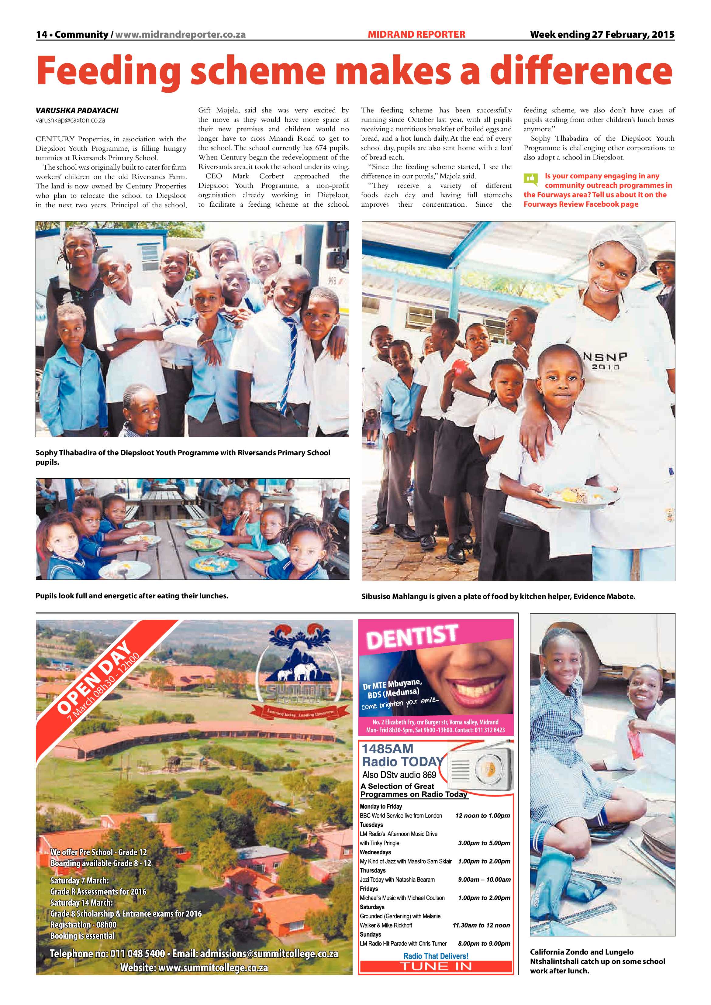 Midrand Reporter 27 February 2015 page 14