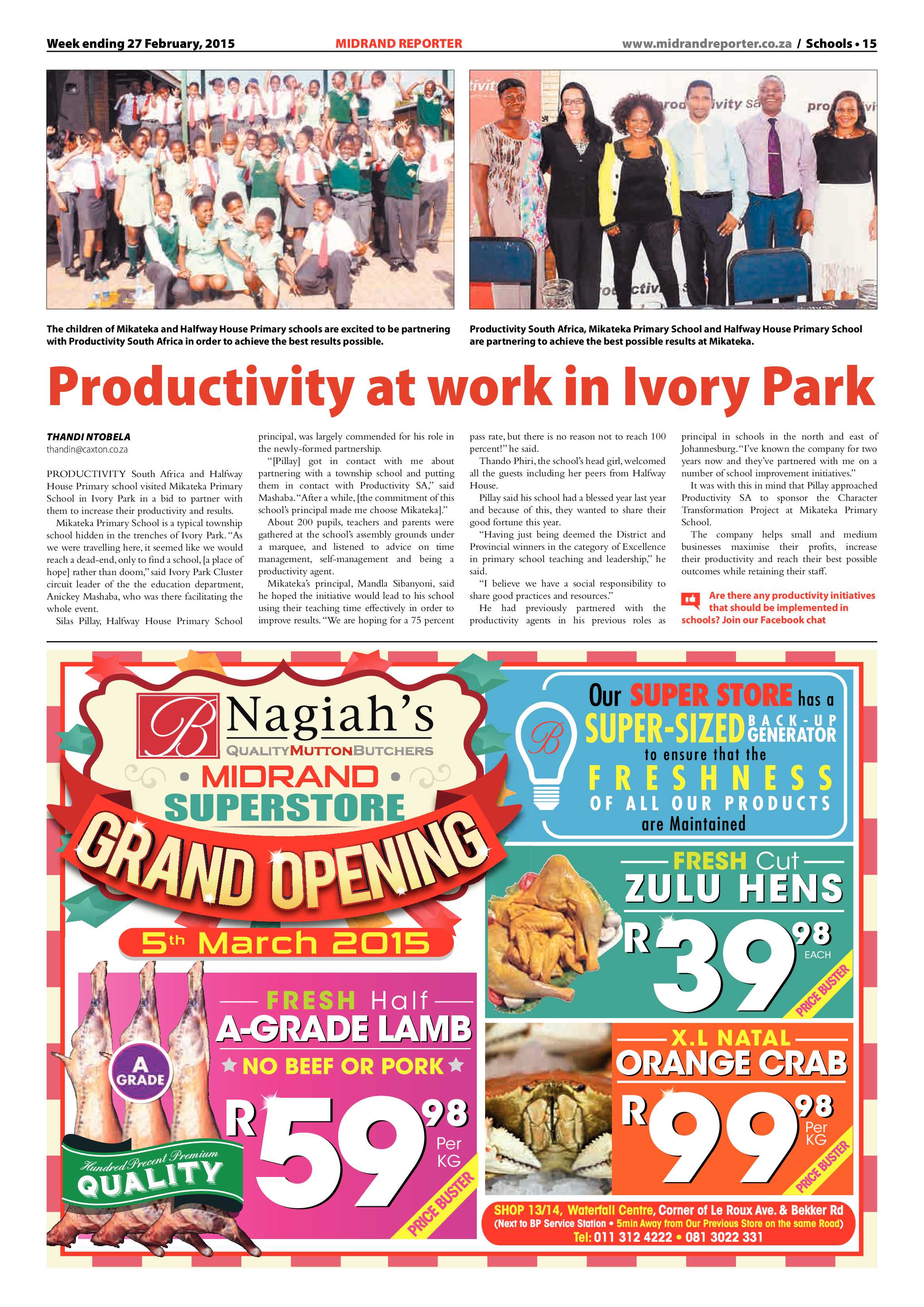 Midrand Reporter 27 February 2015 page 15