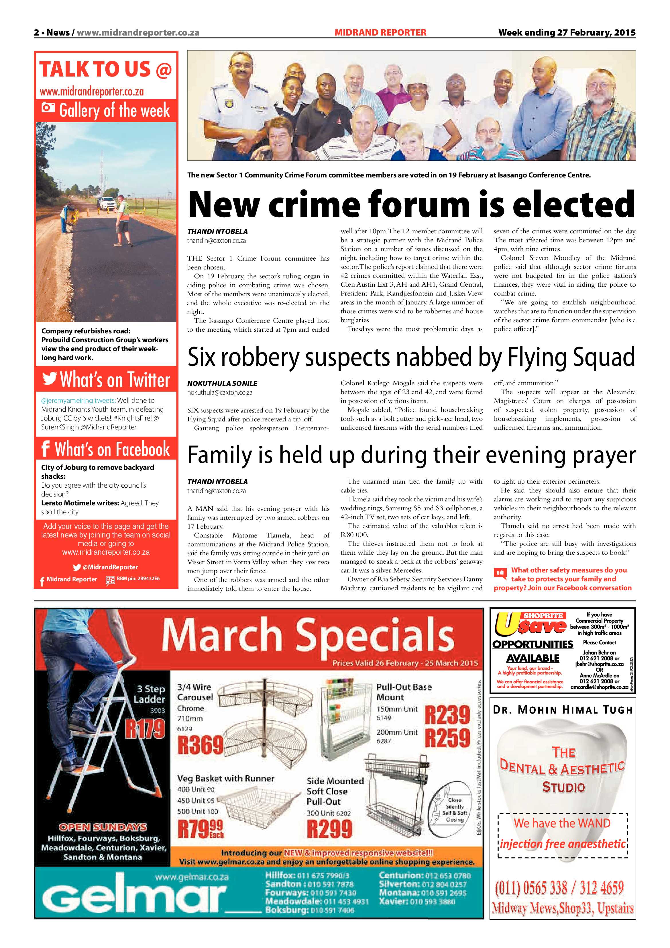Midrand Reporter 27 February 2015 page 2