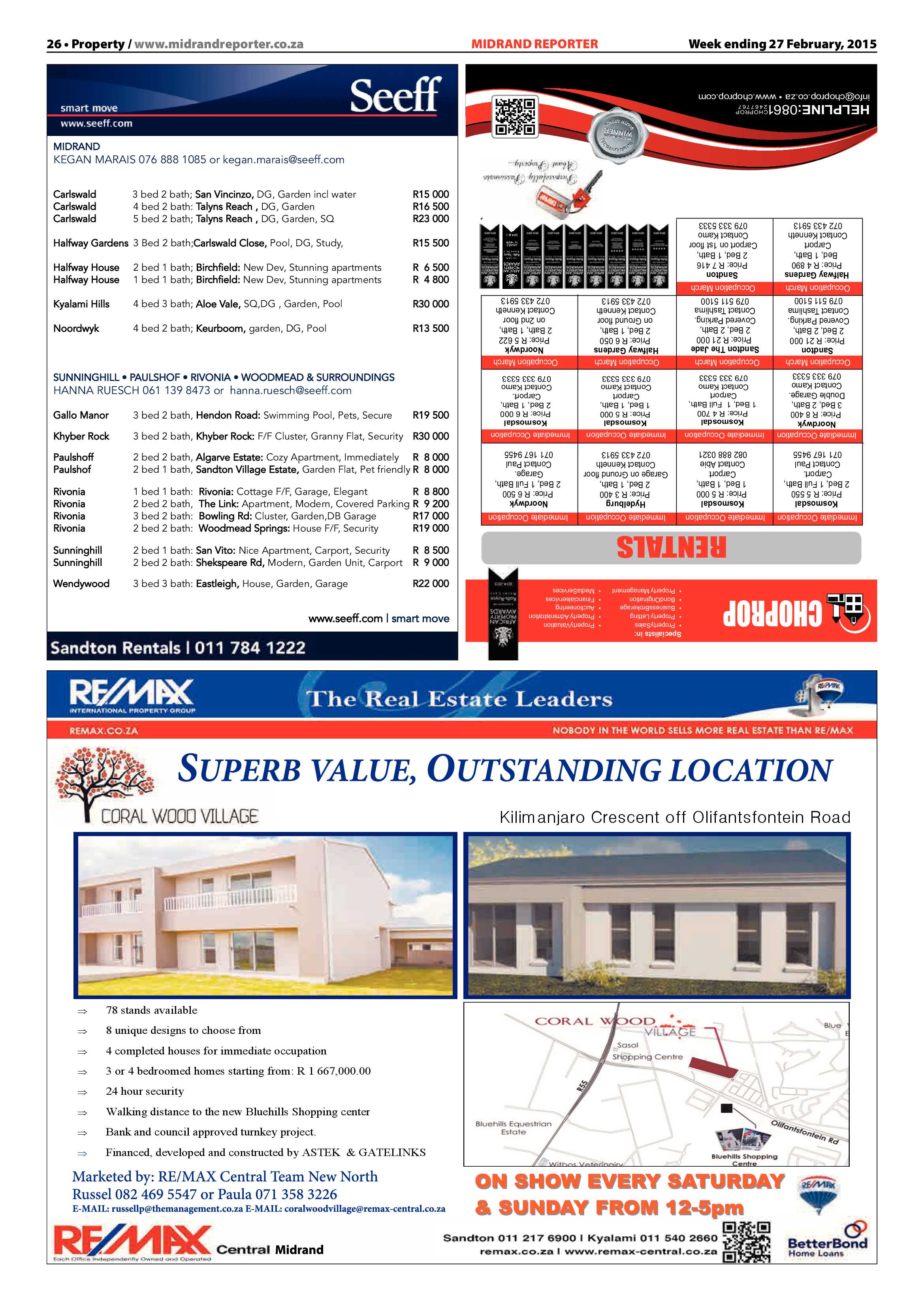 Midrand Reporter 27 February 2015 page 26