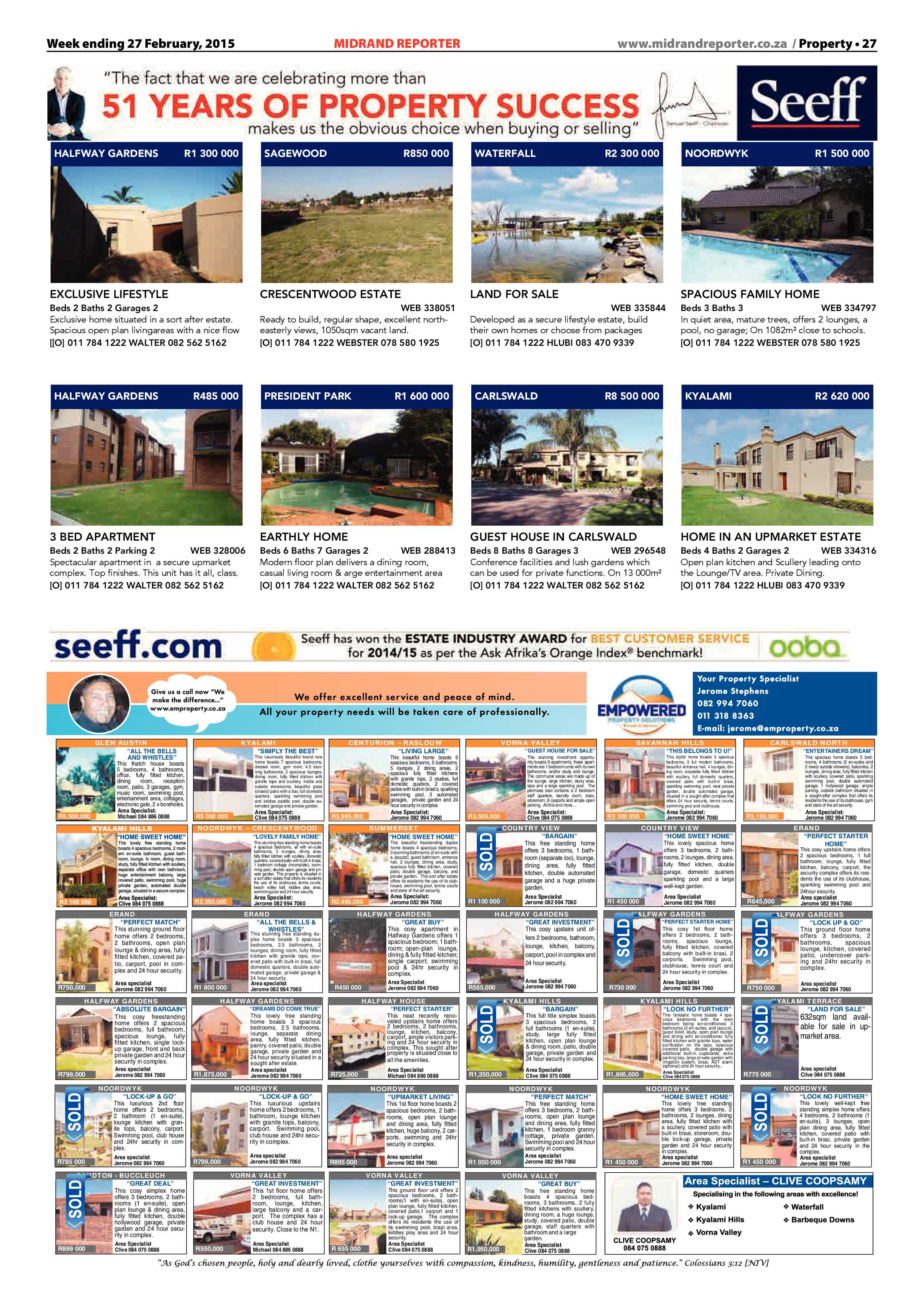 Midrand Reporter 27 February 2015 page 27