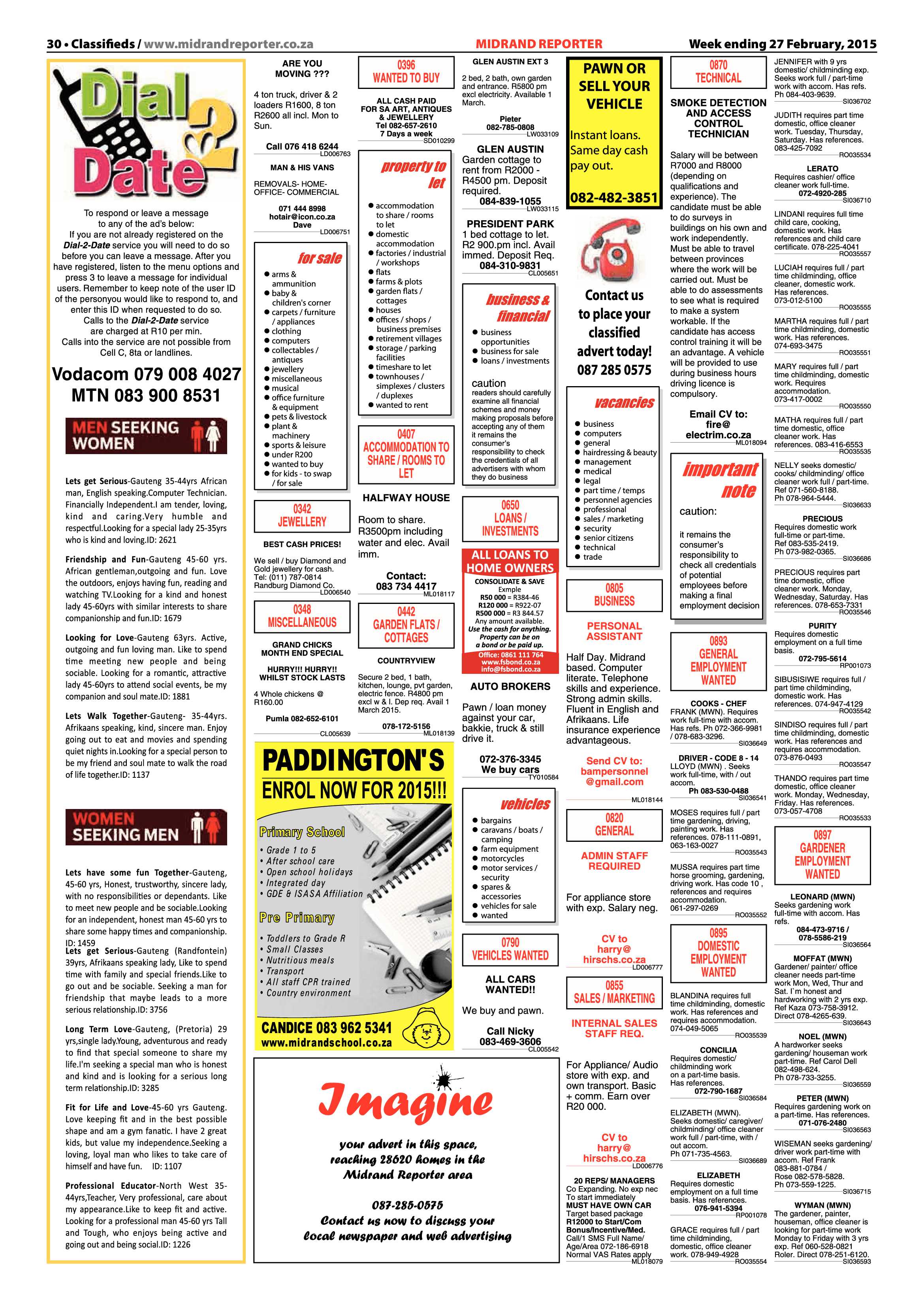 Midrand Reporter 27 February 2015 page 30