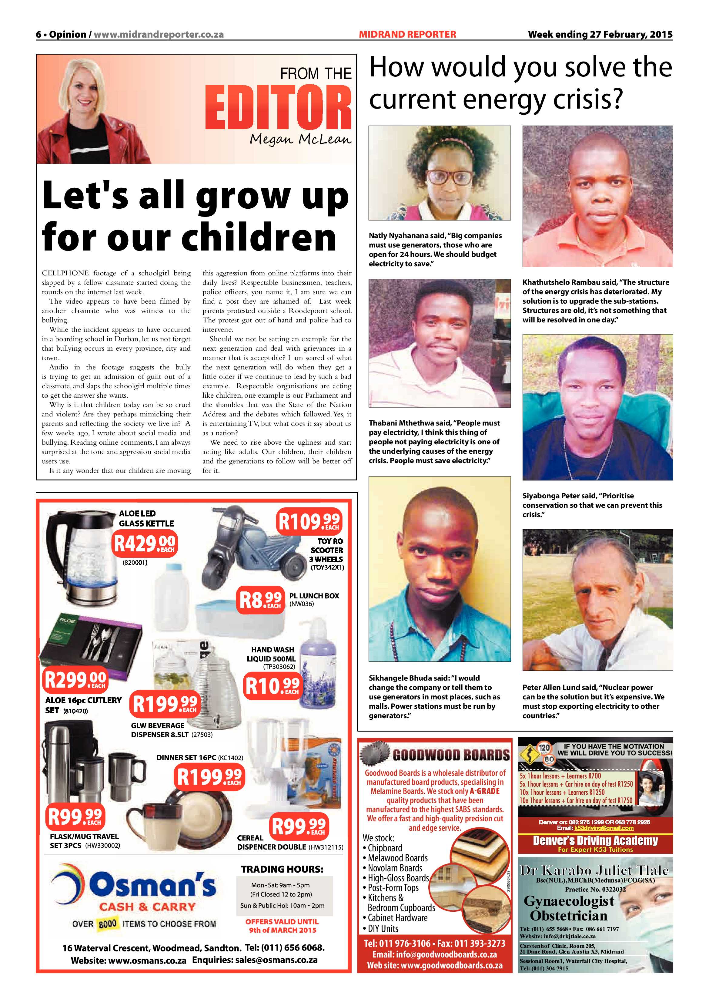 Midrand Reporter 27 February 2015 page 6