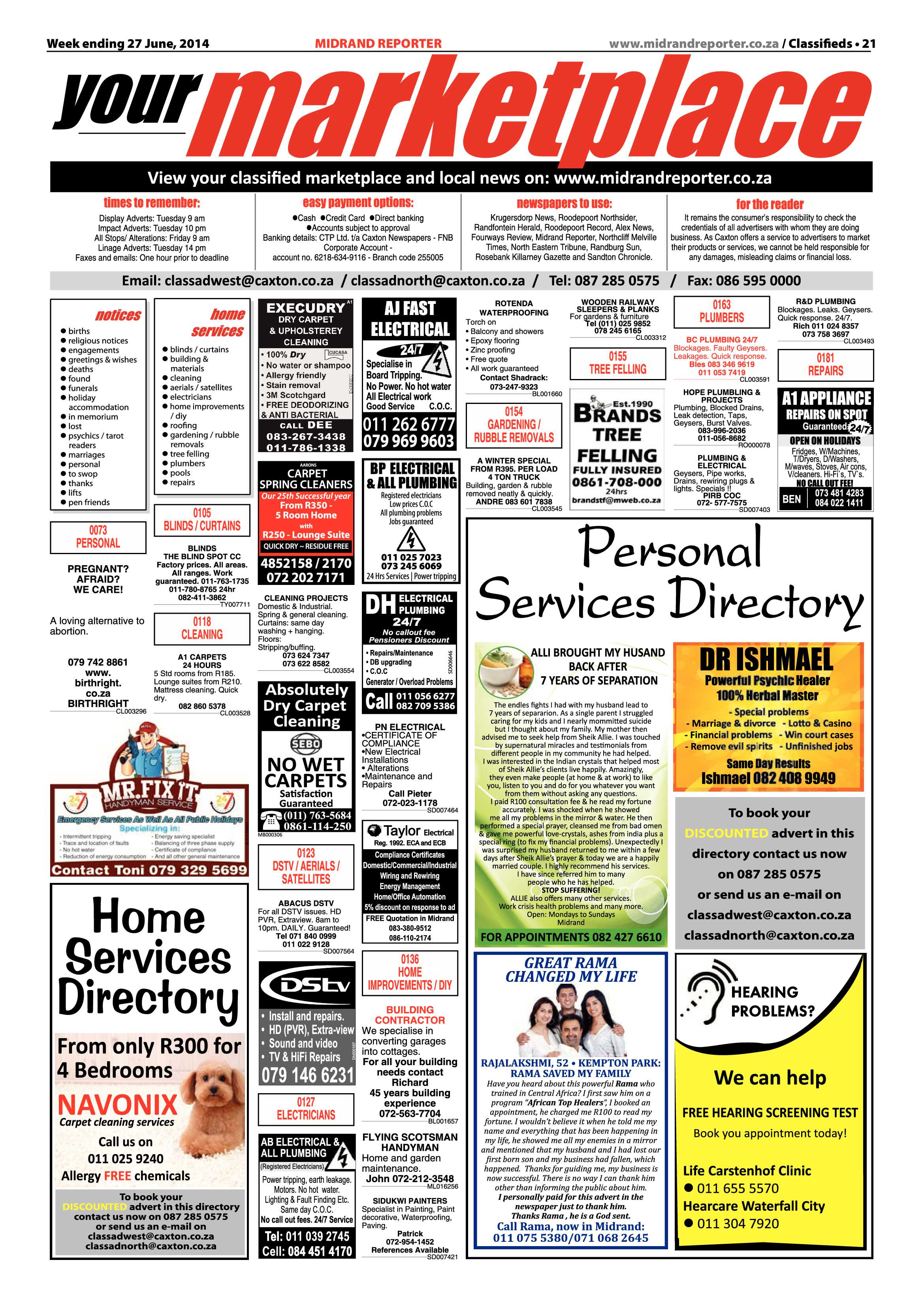 Midrand Reporter 27 June 2014 page 21