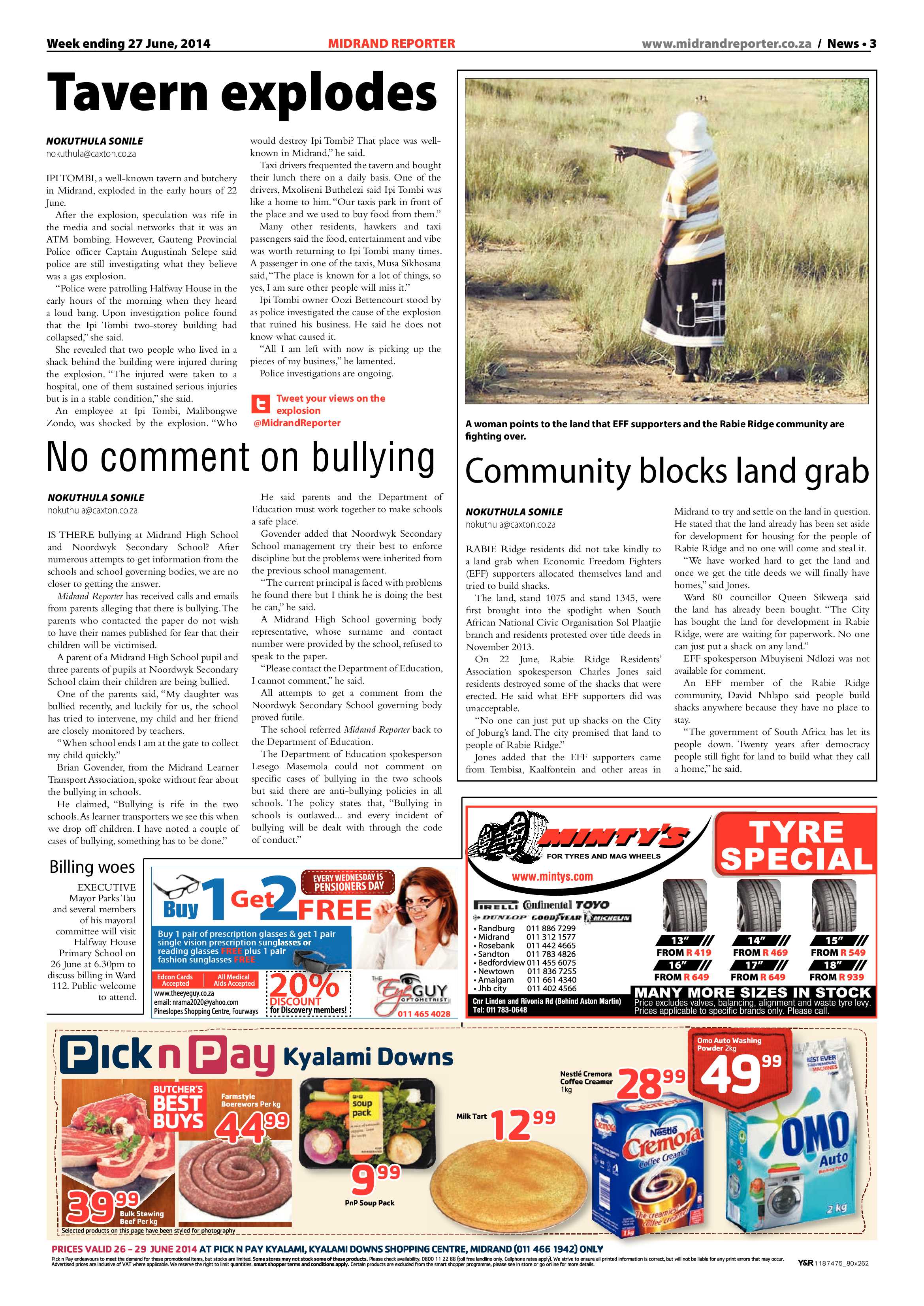Midrand Reporter 27 June 2014 page 3