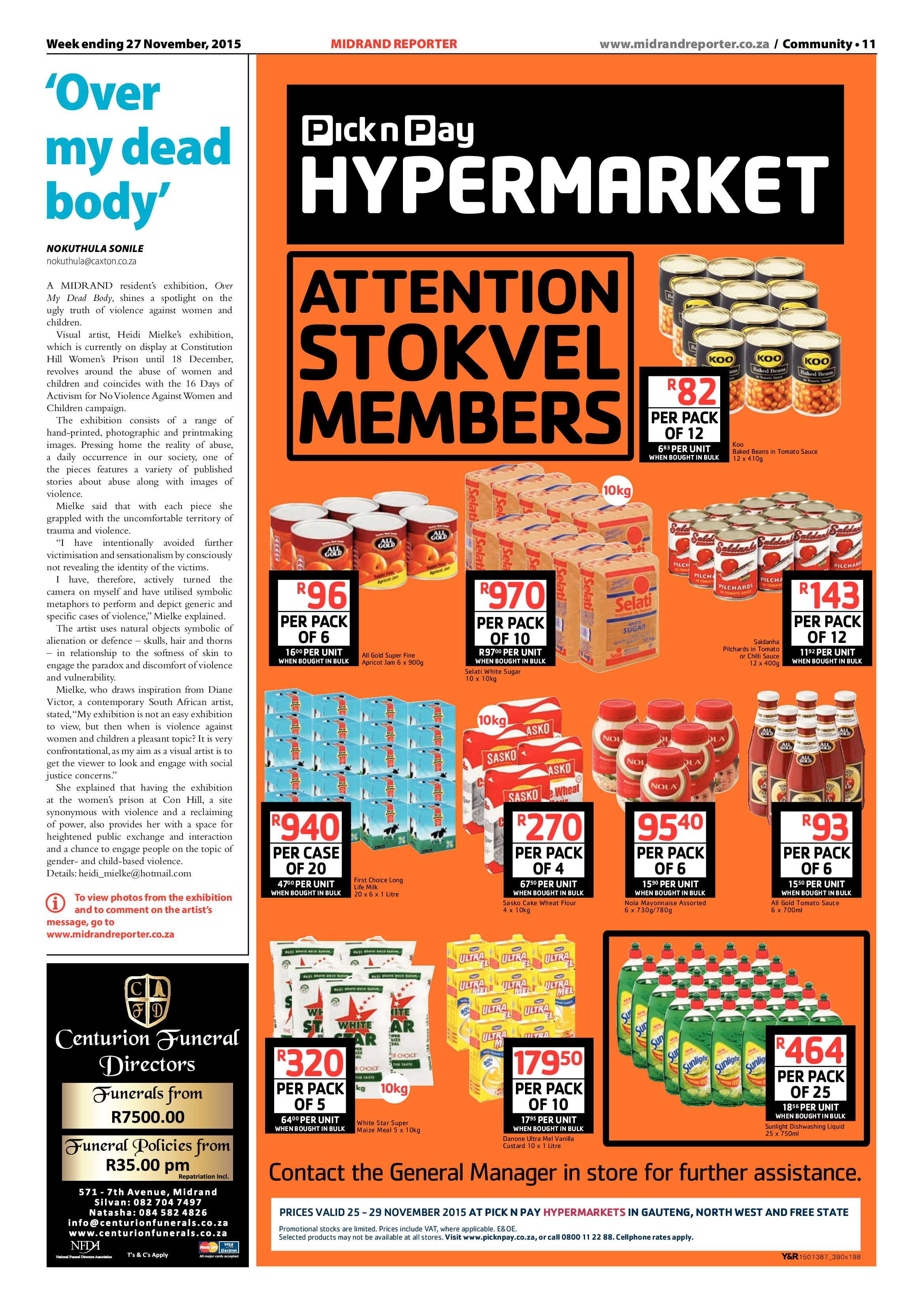 Midrand Reporter 27 November 2015 page 11