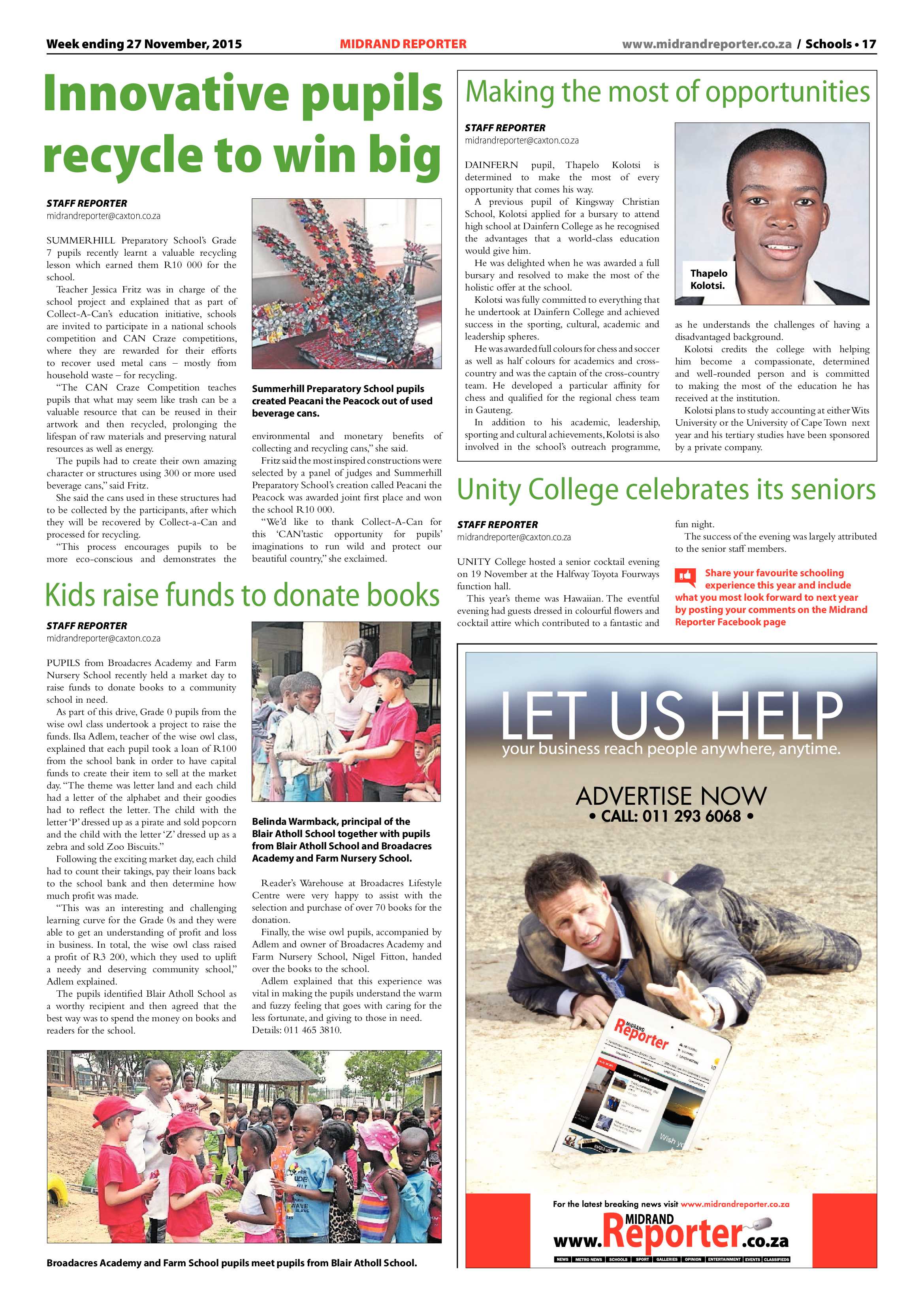 Midrand Reporter 27 November 2015 page 17