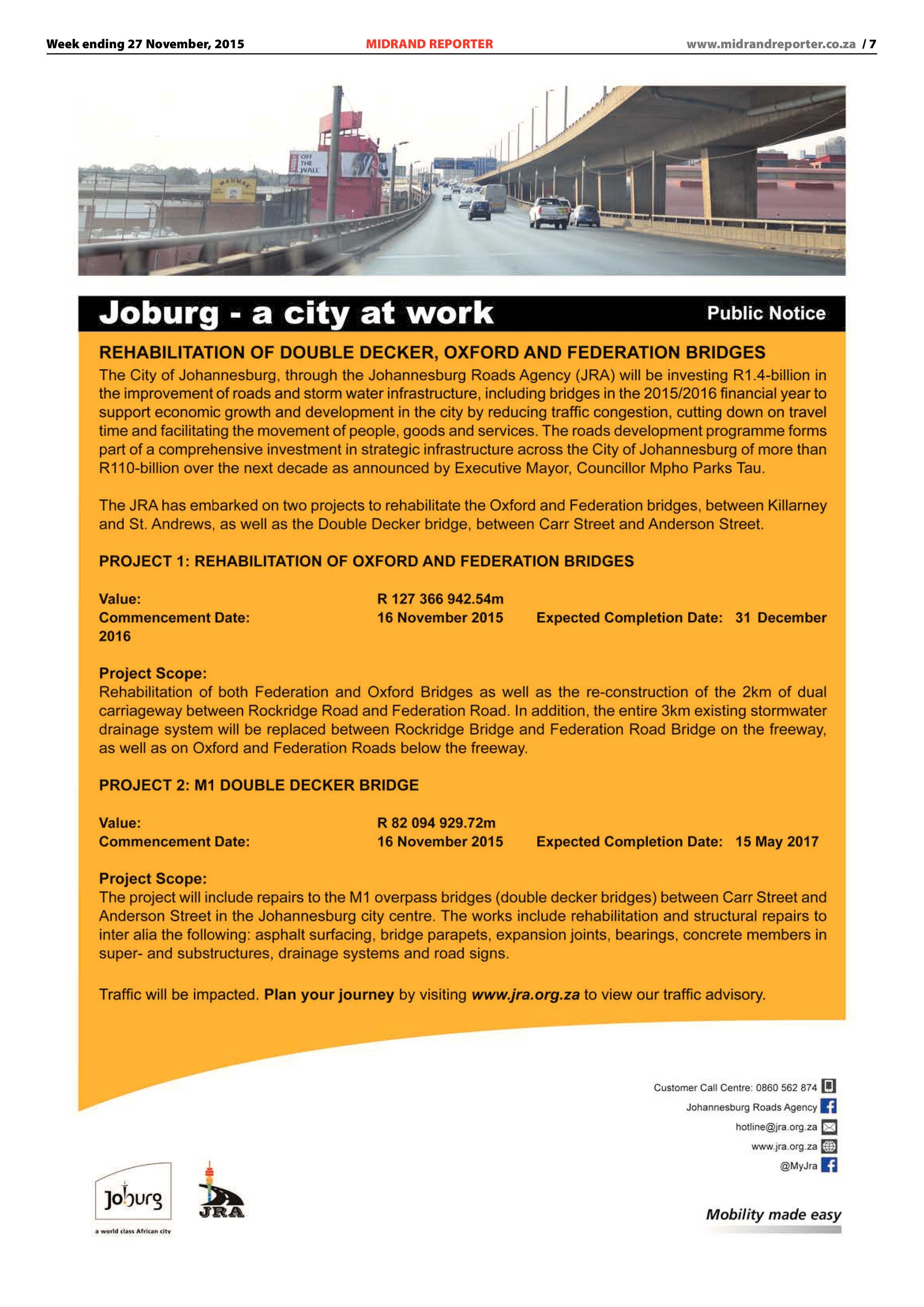 Midrand Reporter 27 November 2015 page 7