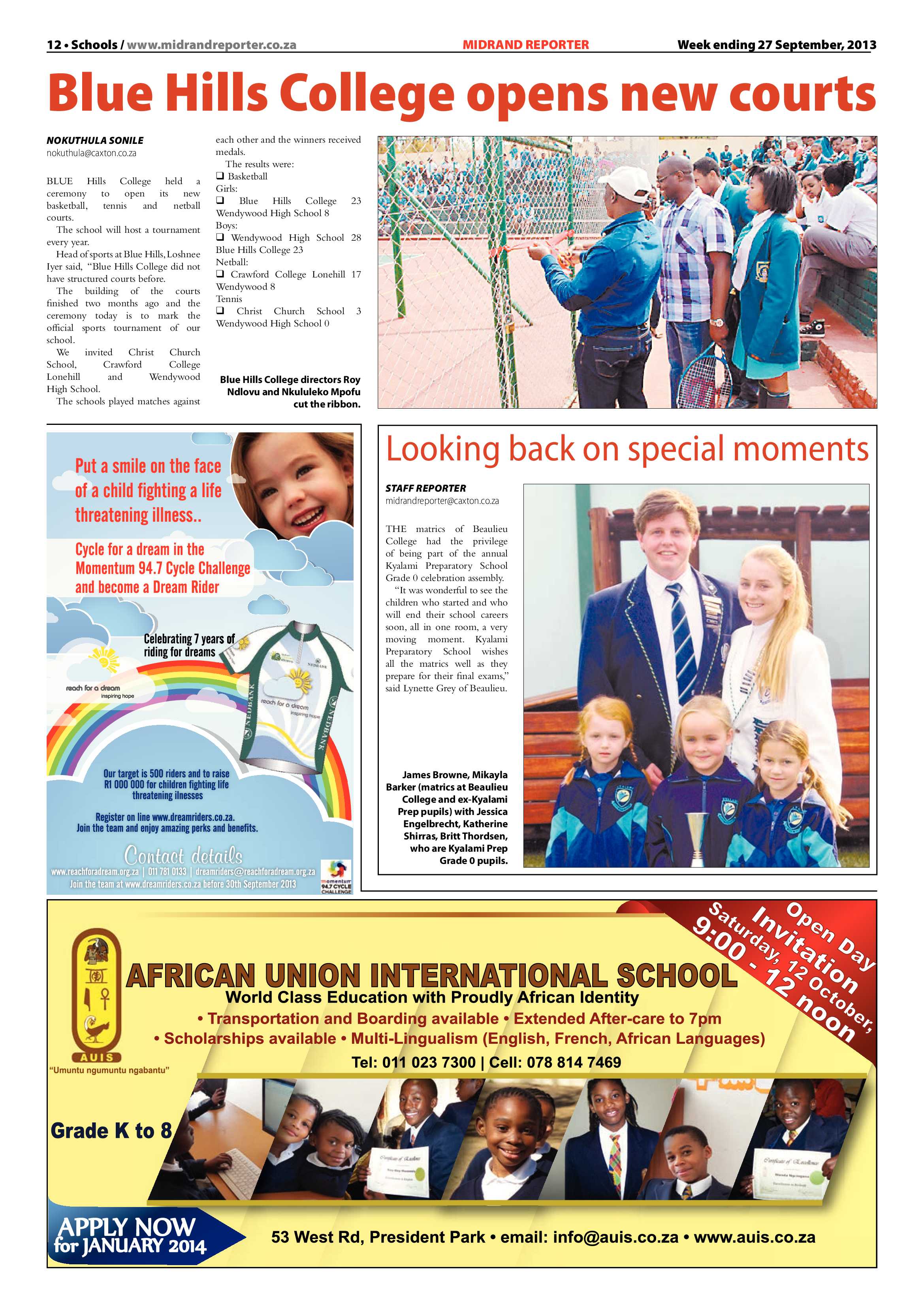 Midrand Reporter 27 September 2013 page 12