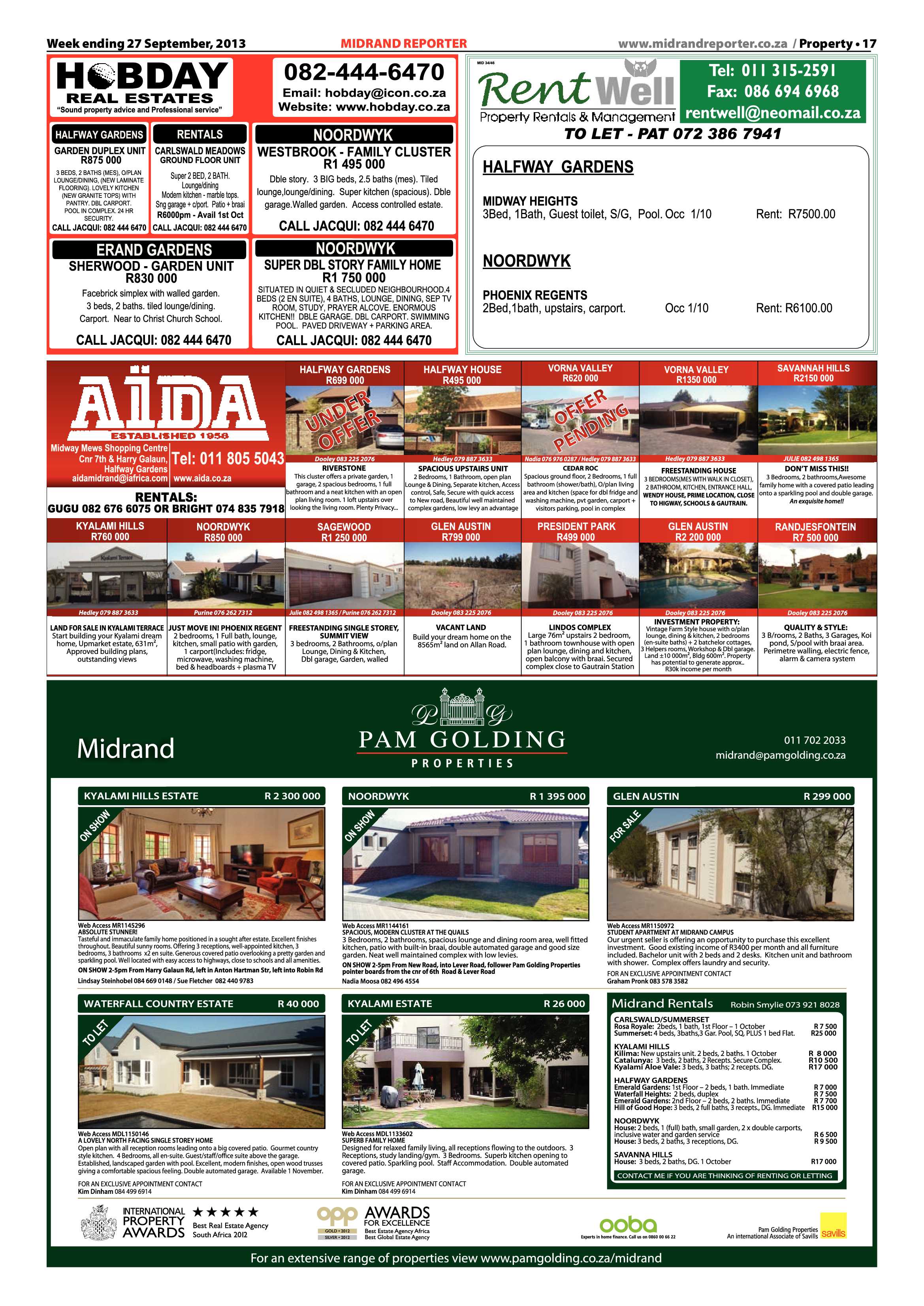 Midrand Reporter 27 September 2013 page 17
