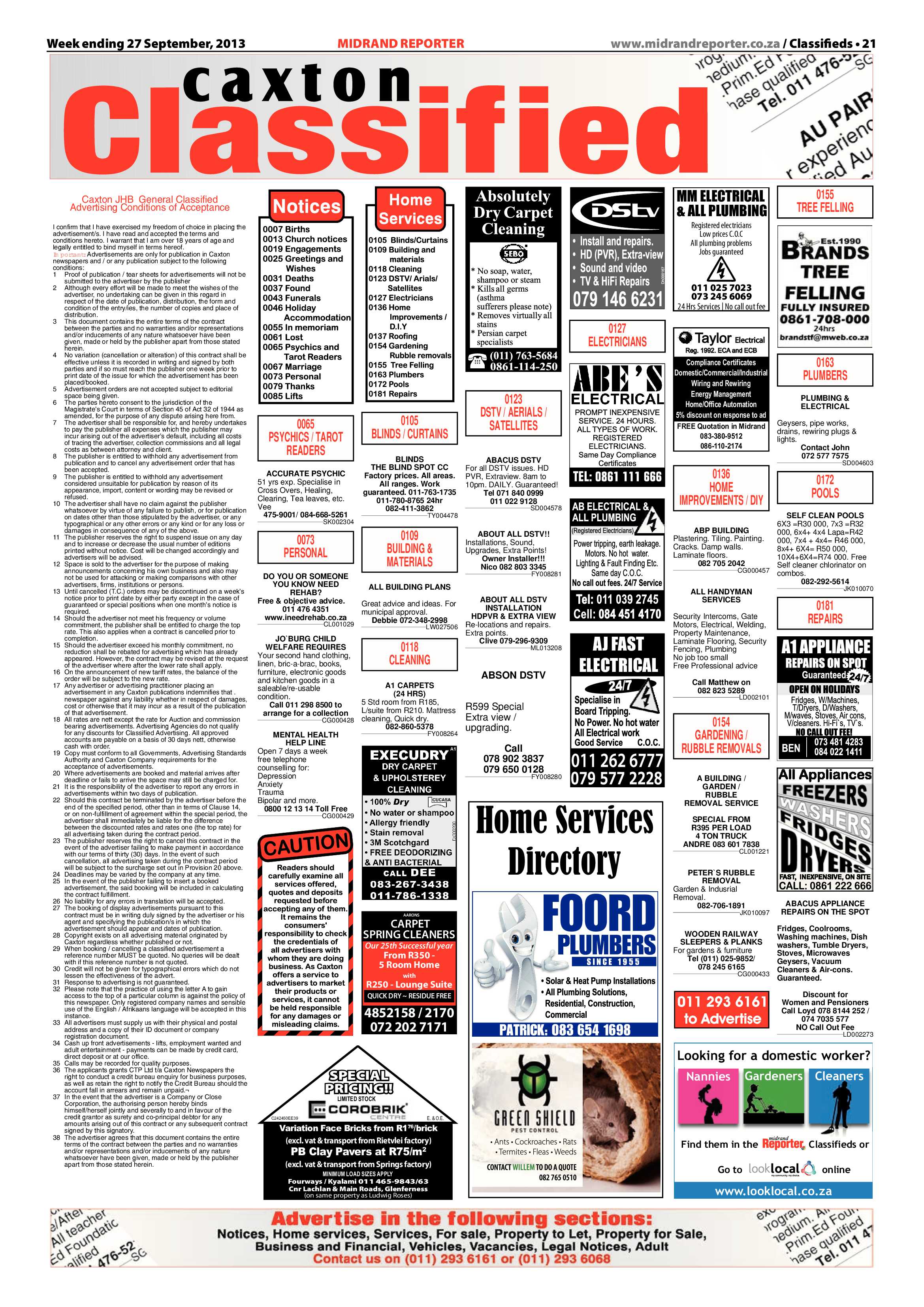 Midrand Reporter 27 September 2013 page 21