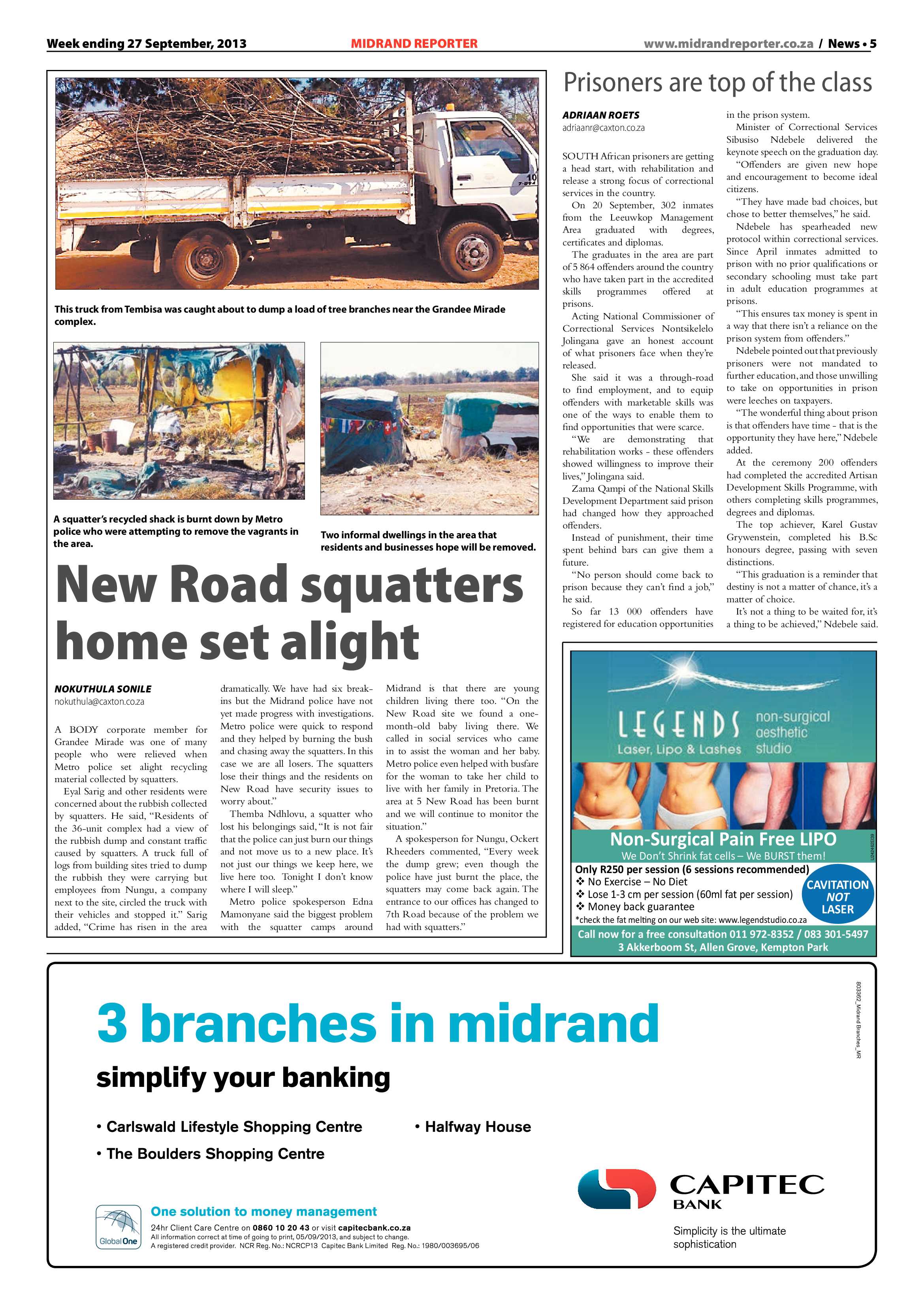 Midrand Reporter 27 September 2013 page 5