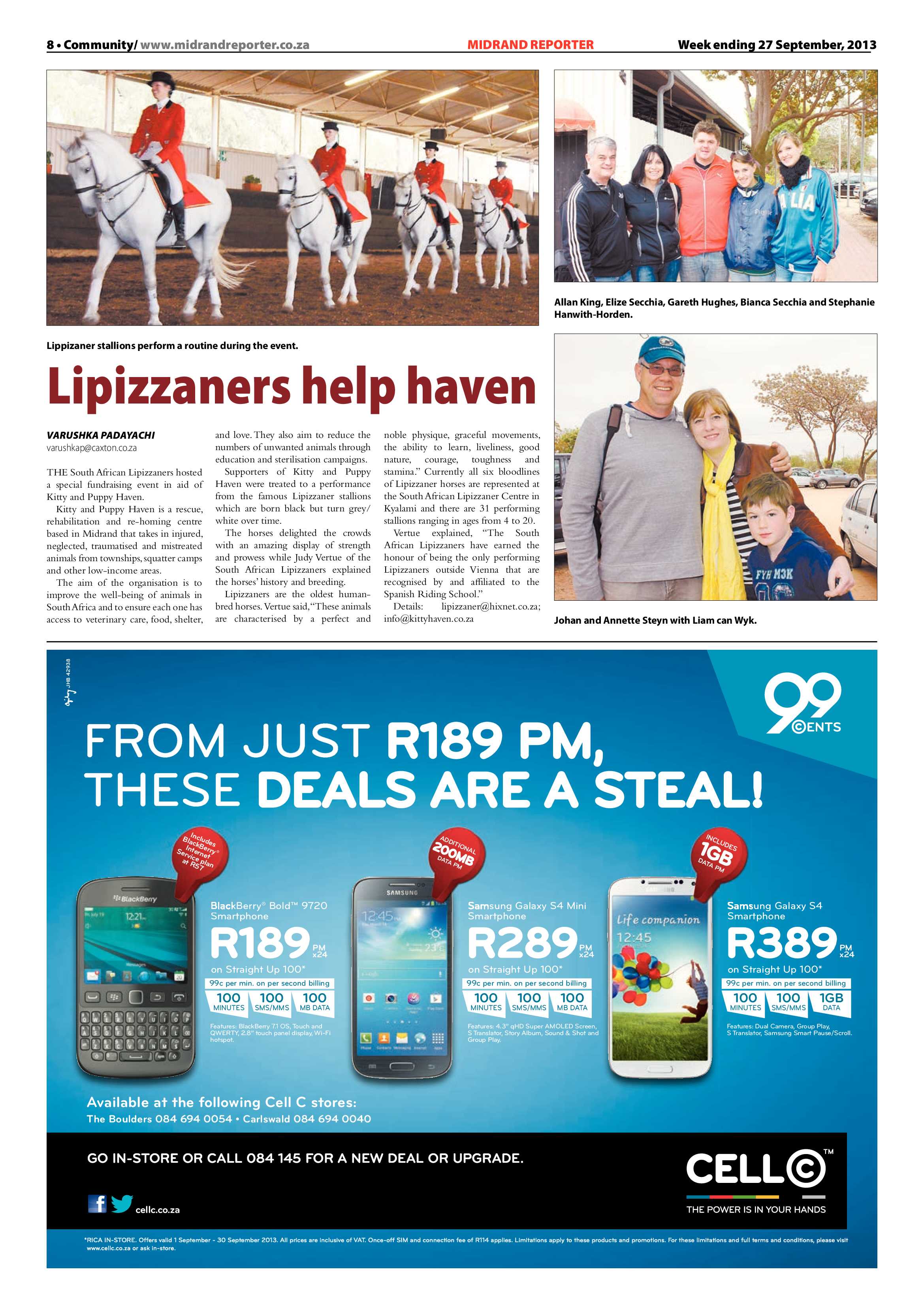 Midrand Reporter 27 September 2013 page 8