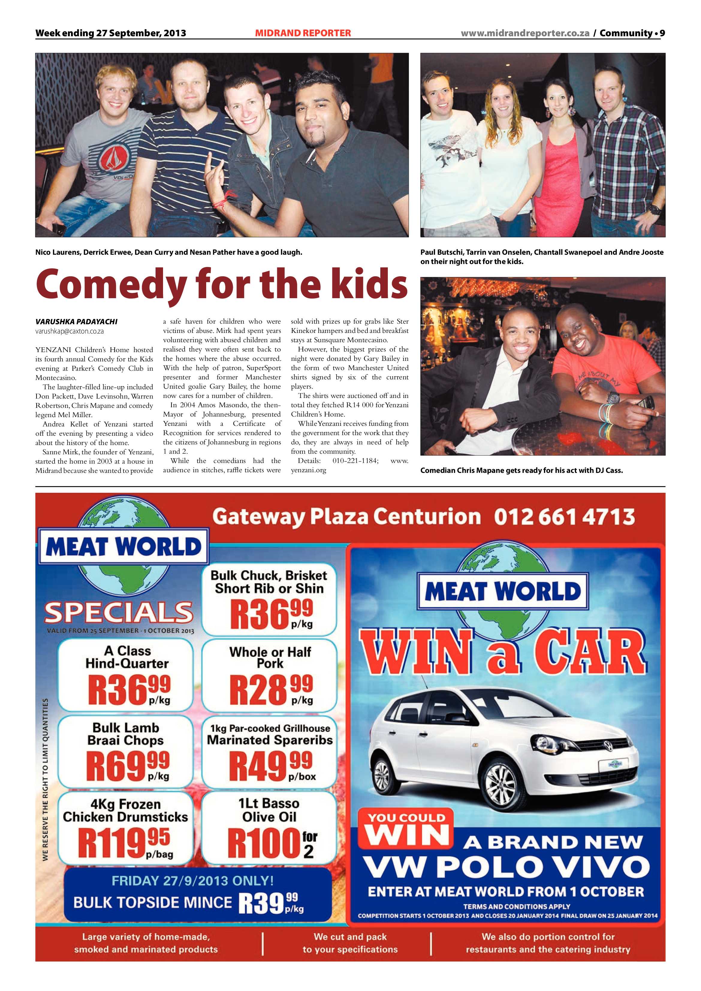 Midrand Reporter 27 September 2013 page 9