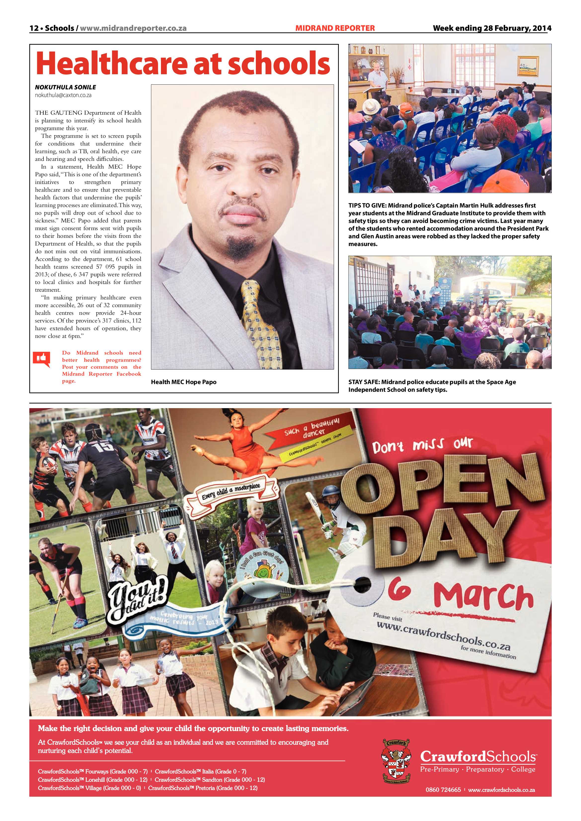 Midrand Reporter 28 February 2014 page 12