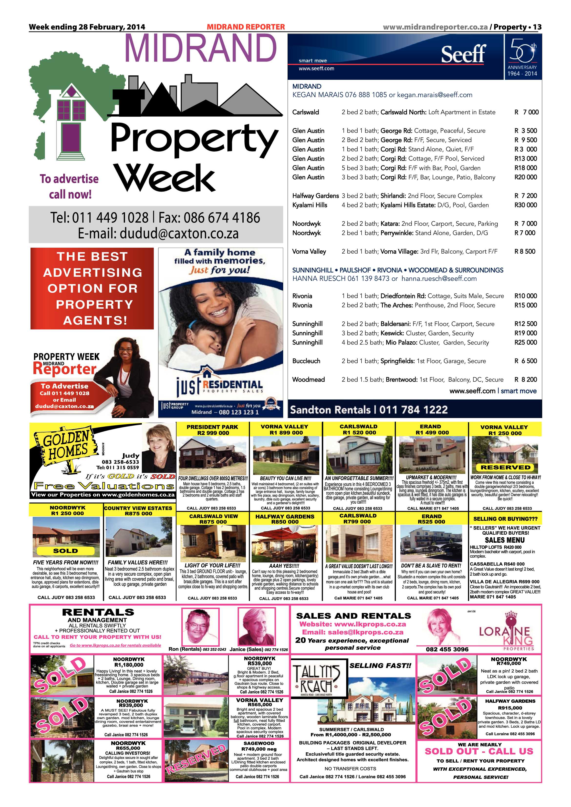 Midrand Reporter 28 February 2014 page 13