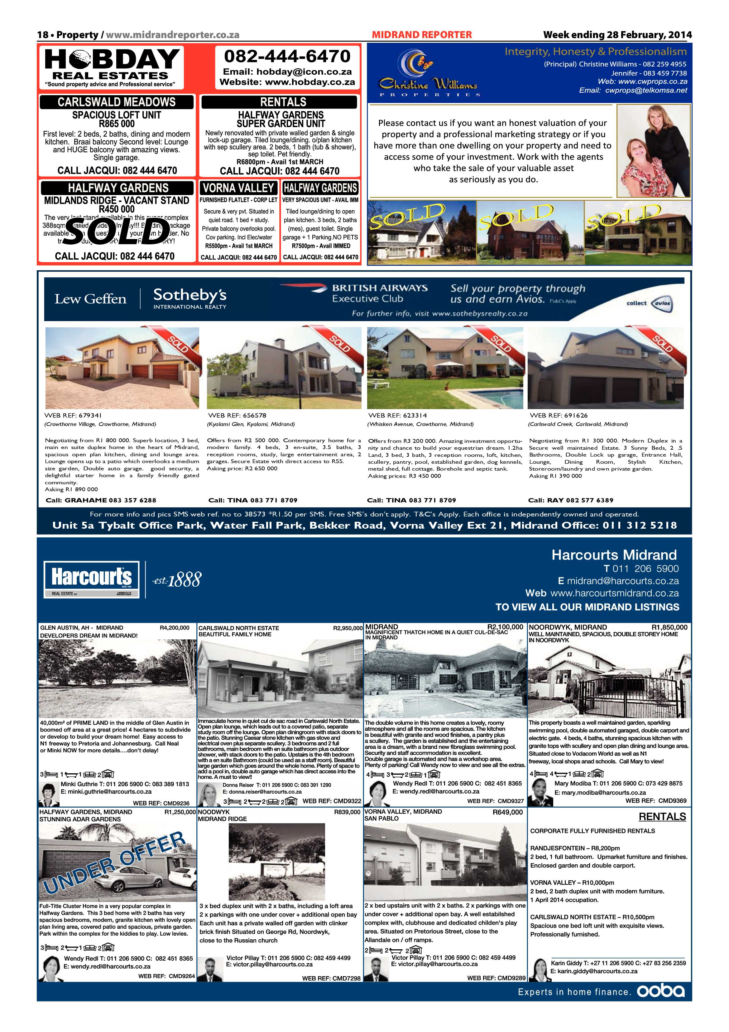 Midrand Reporter 28 February 2014 page 18