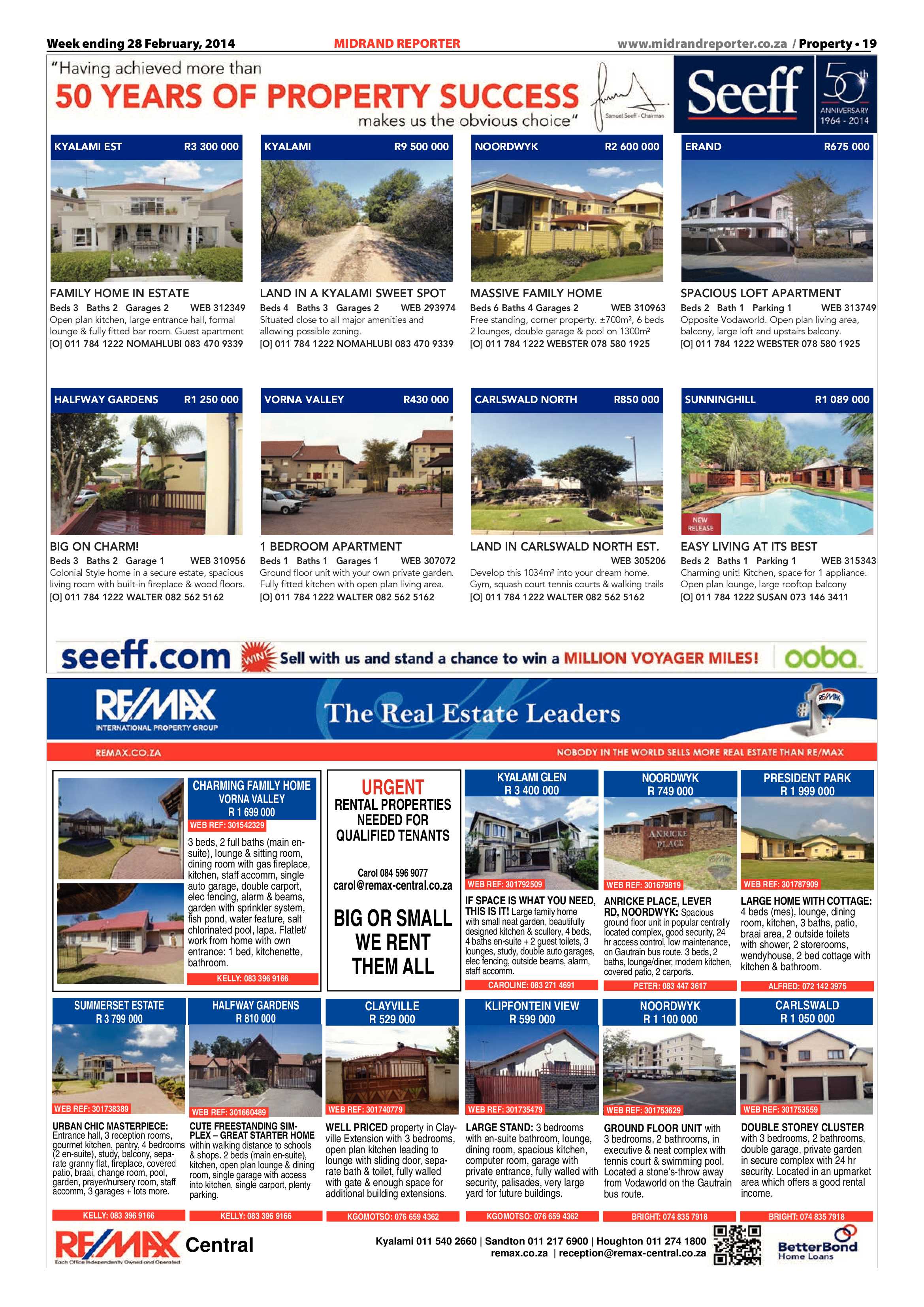 Midrand Reporter 28 February 2014 page 19