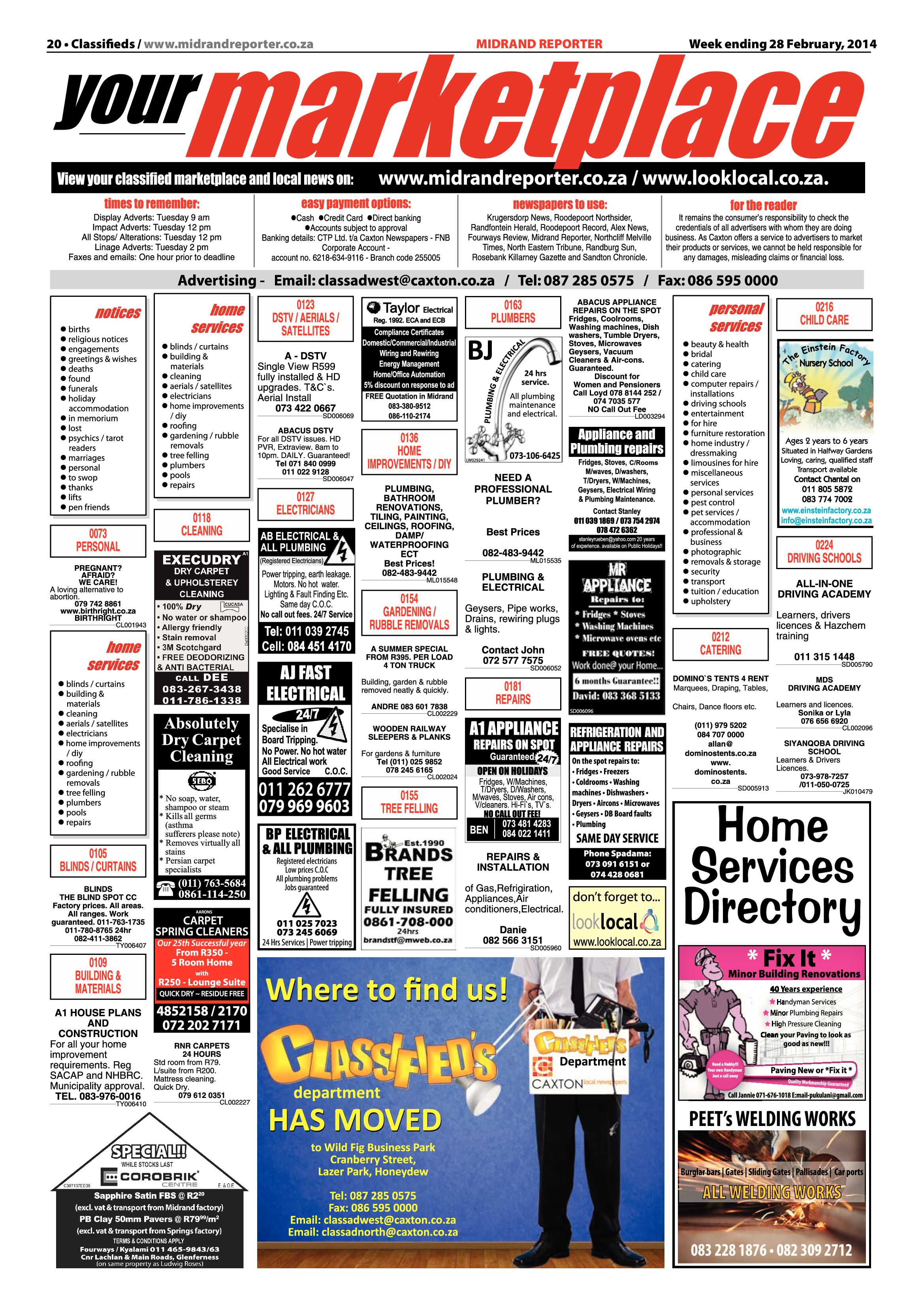 Midrand Reporter 28 February 2014 page 20
