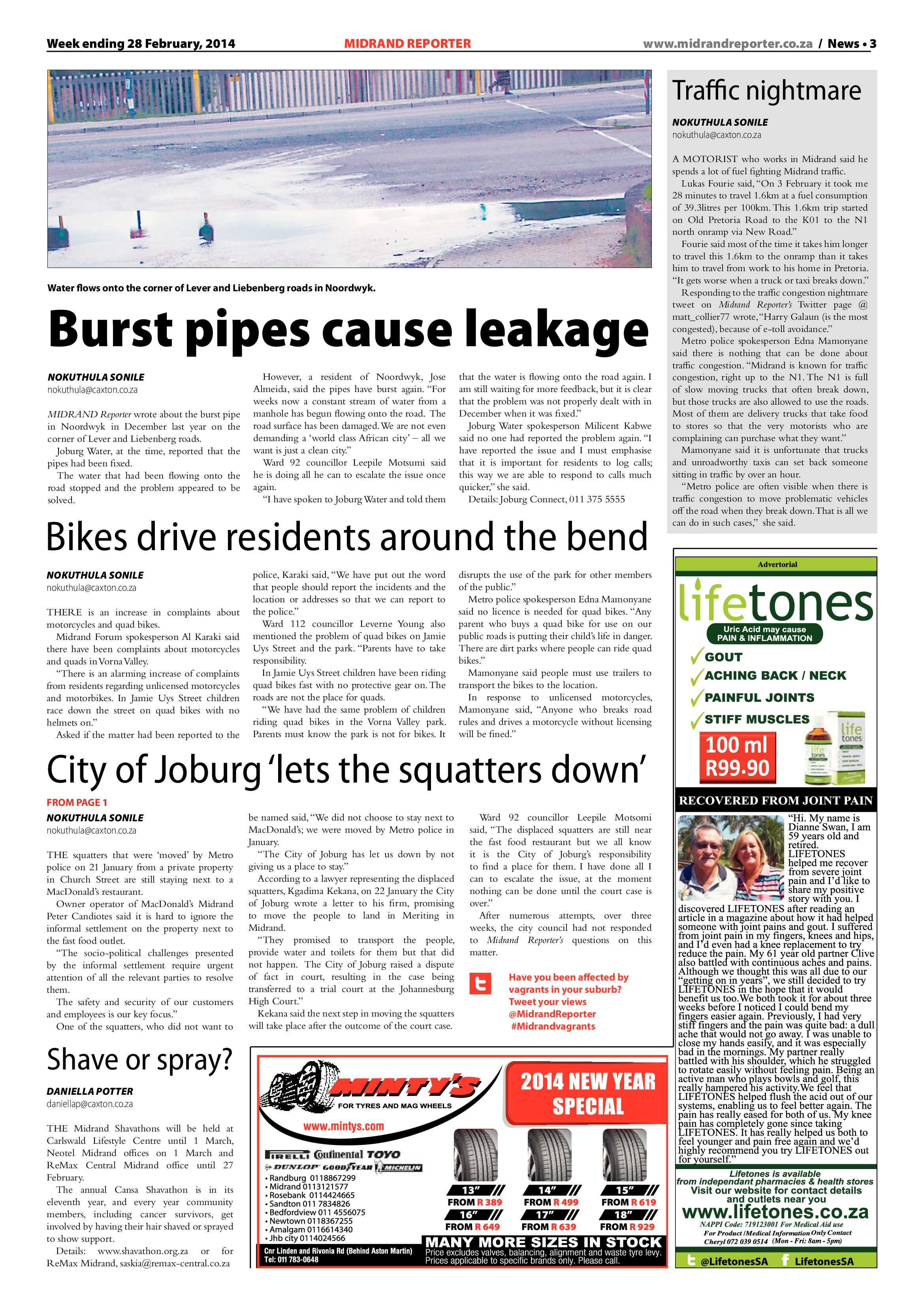 Midrand Reporter 28 February 2014 page 3