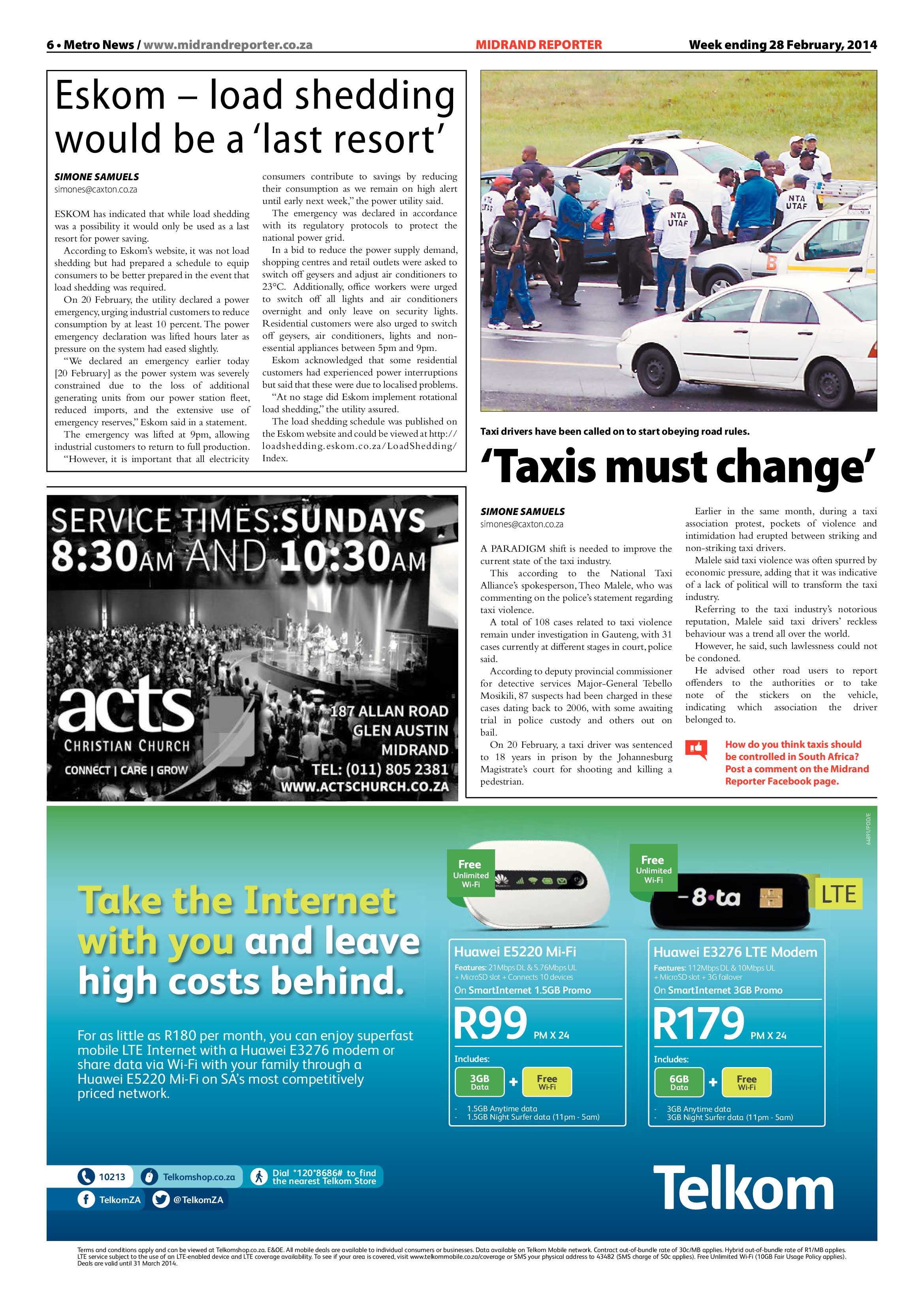 Midrand Reporter 28 February 2014 page 6