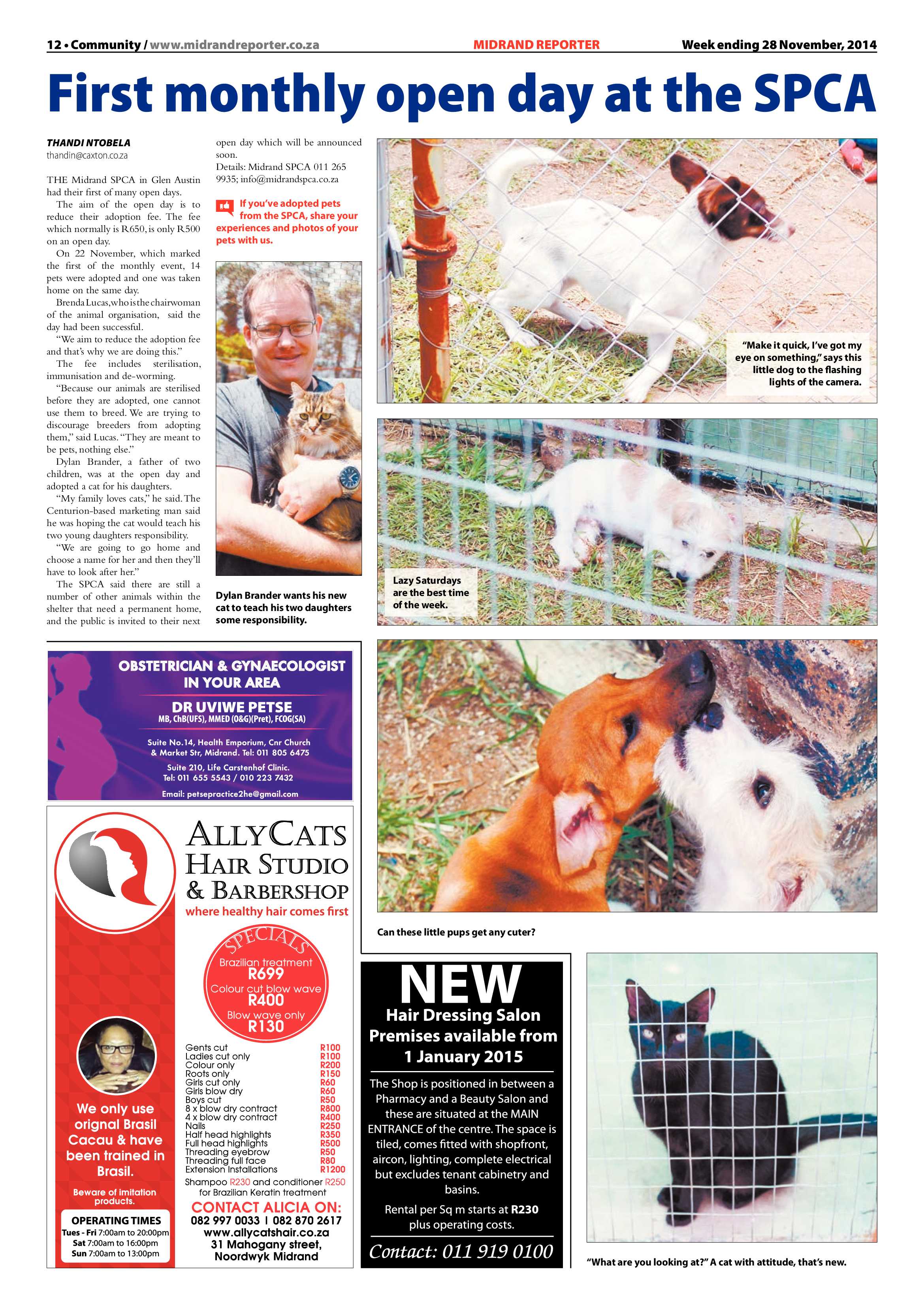 Midrand Reporter 28 November 2014 page 12