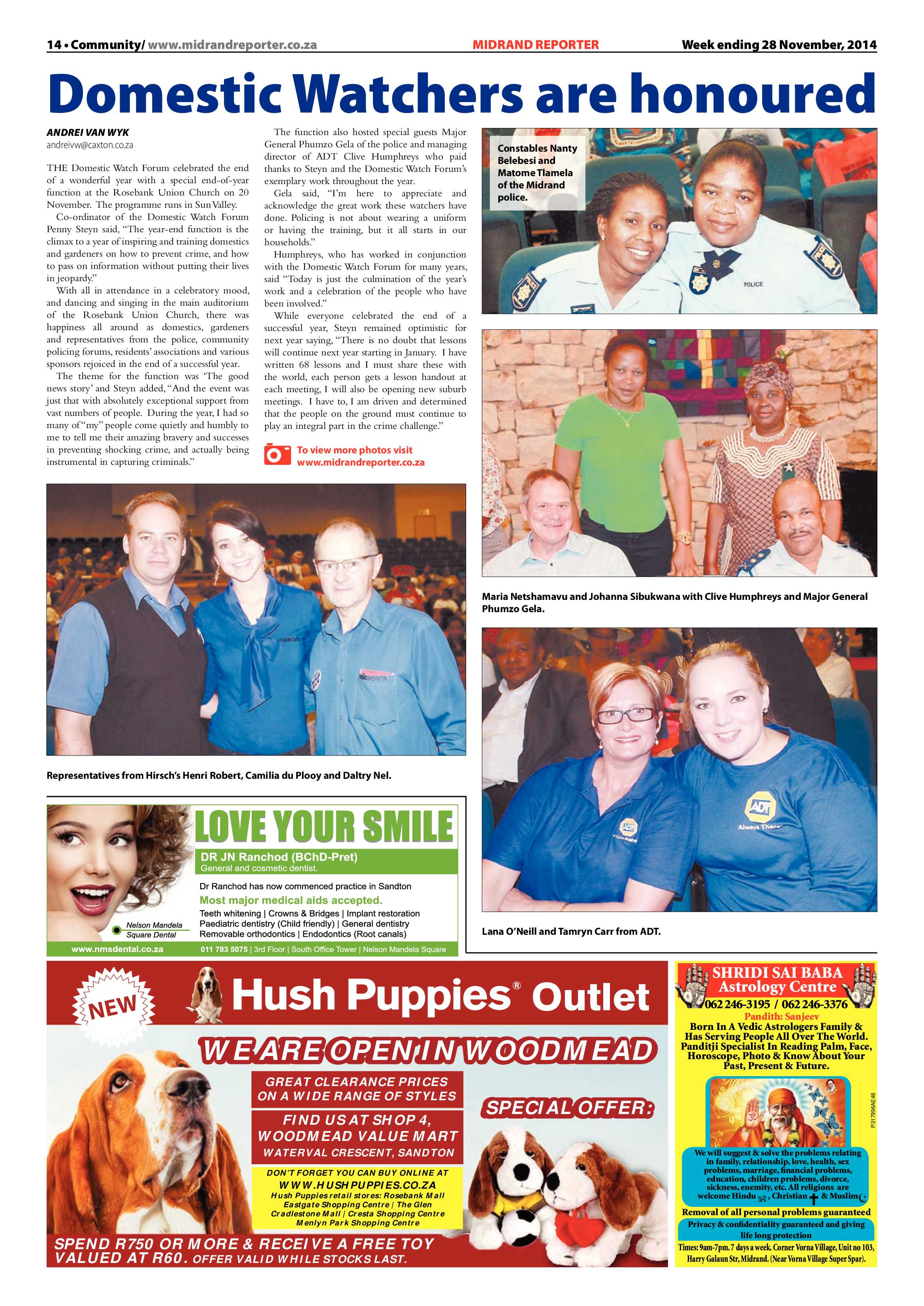 Midrand Reporter 28 November 2014 page 14