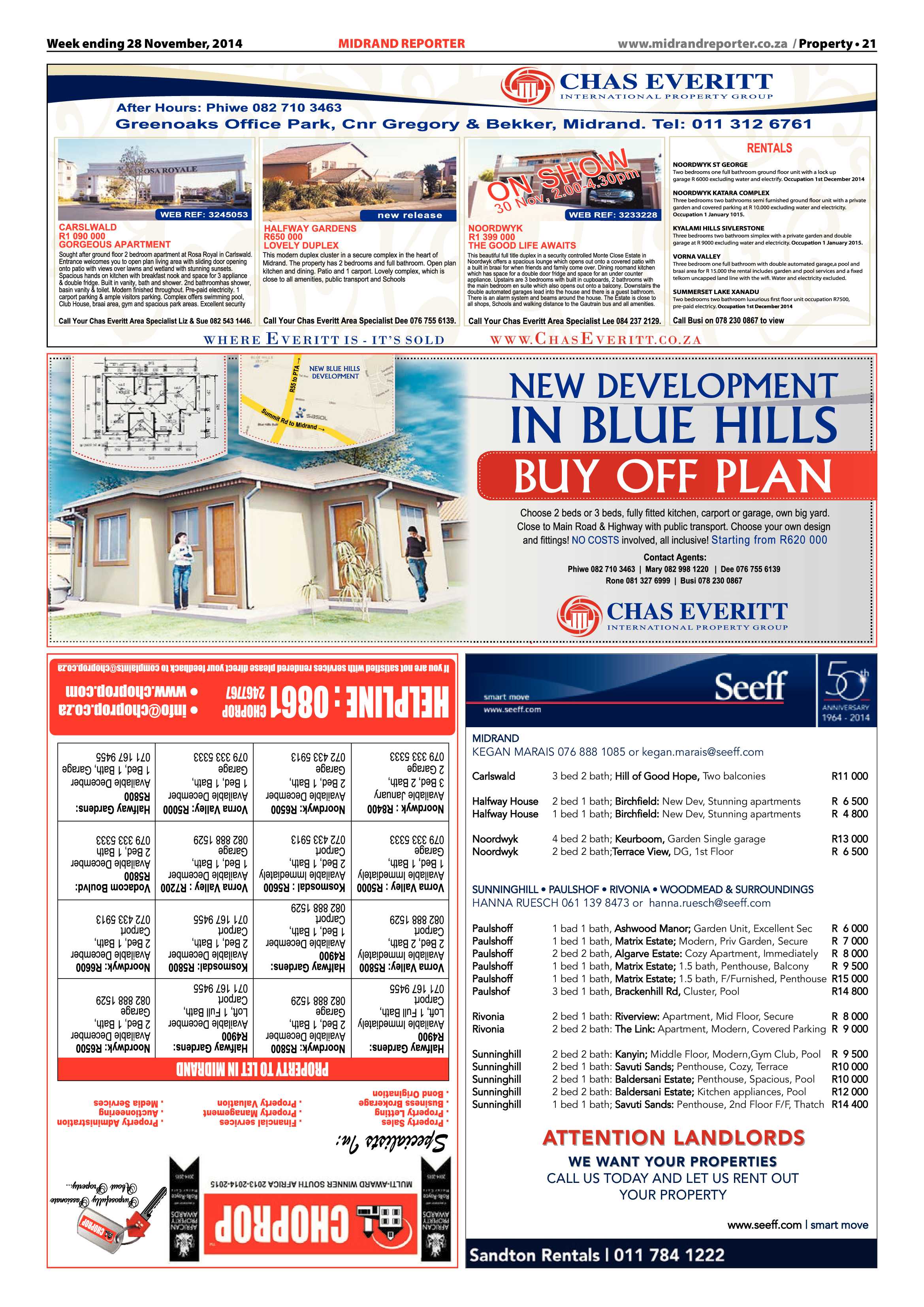 Midrand Reporter 28 November 2014 page 21